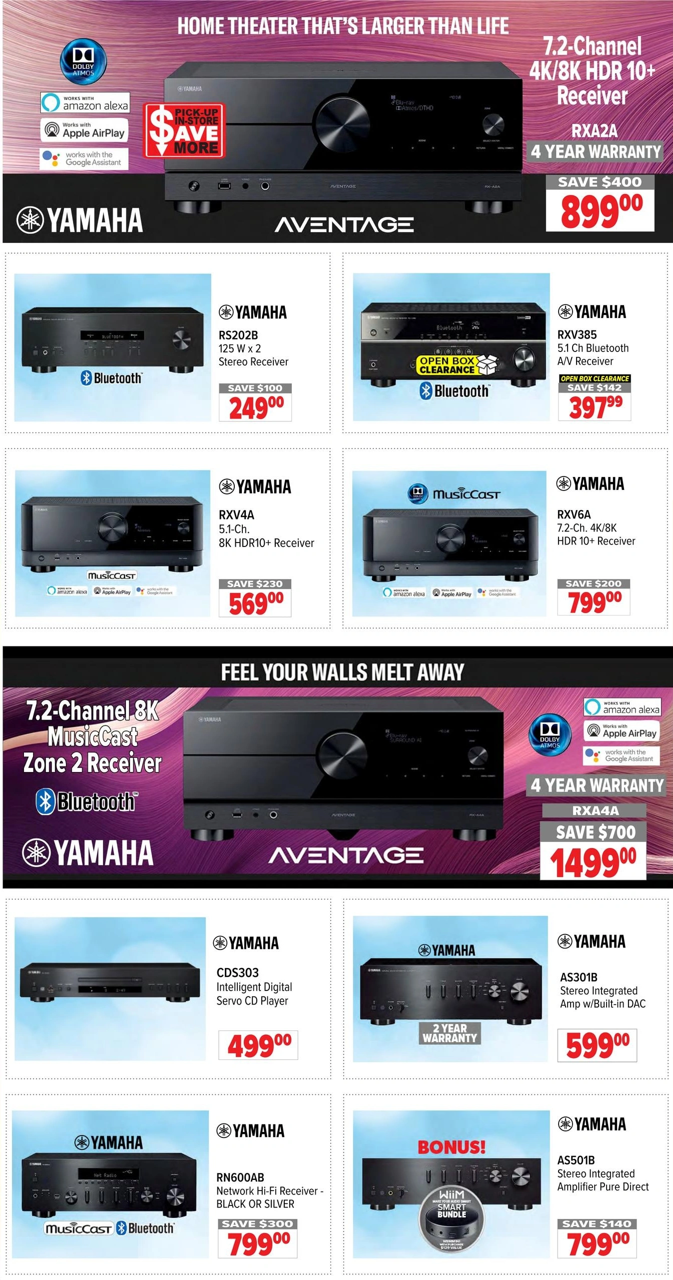 2001 Audio Video flyer page 10