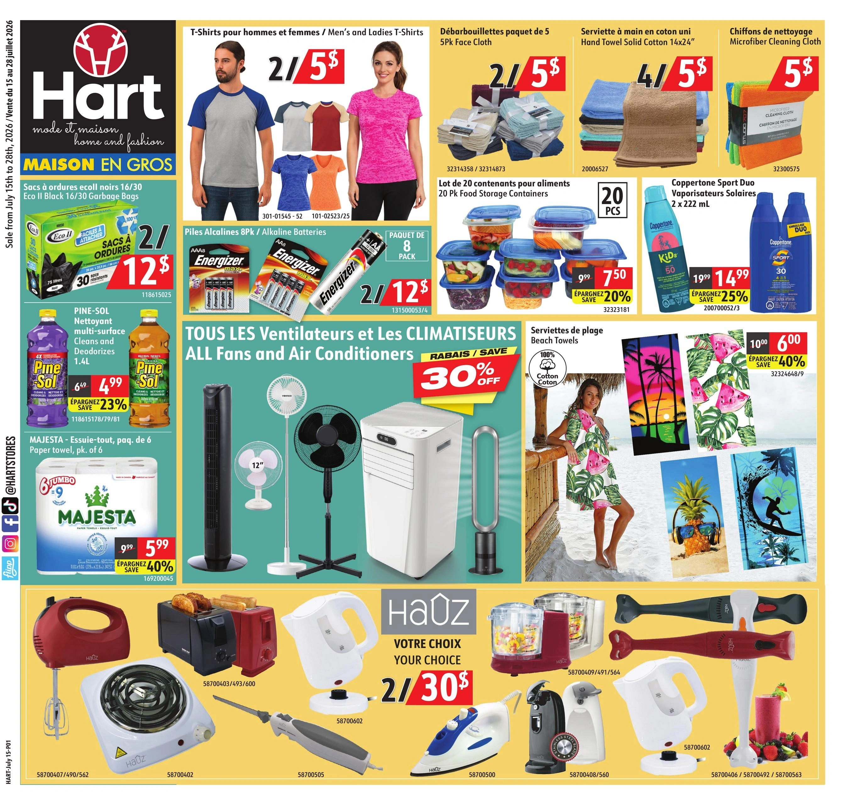 Hart Stores flyer page 1