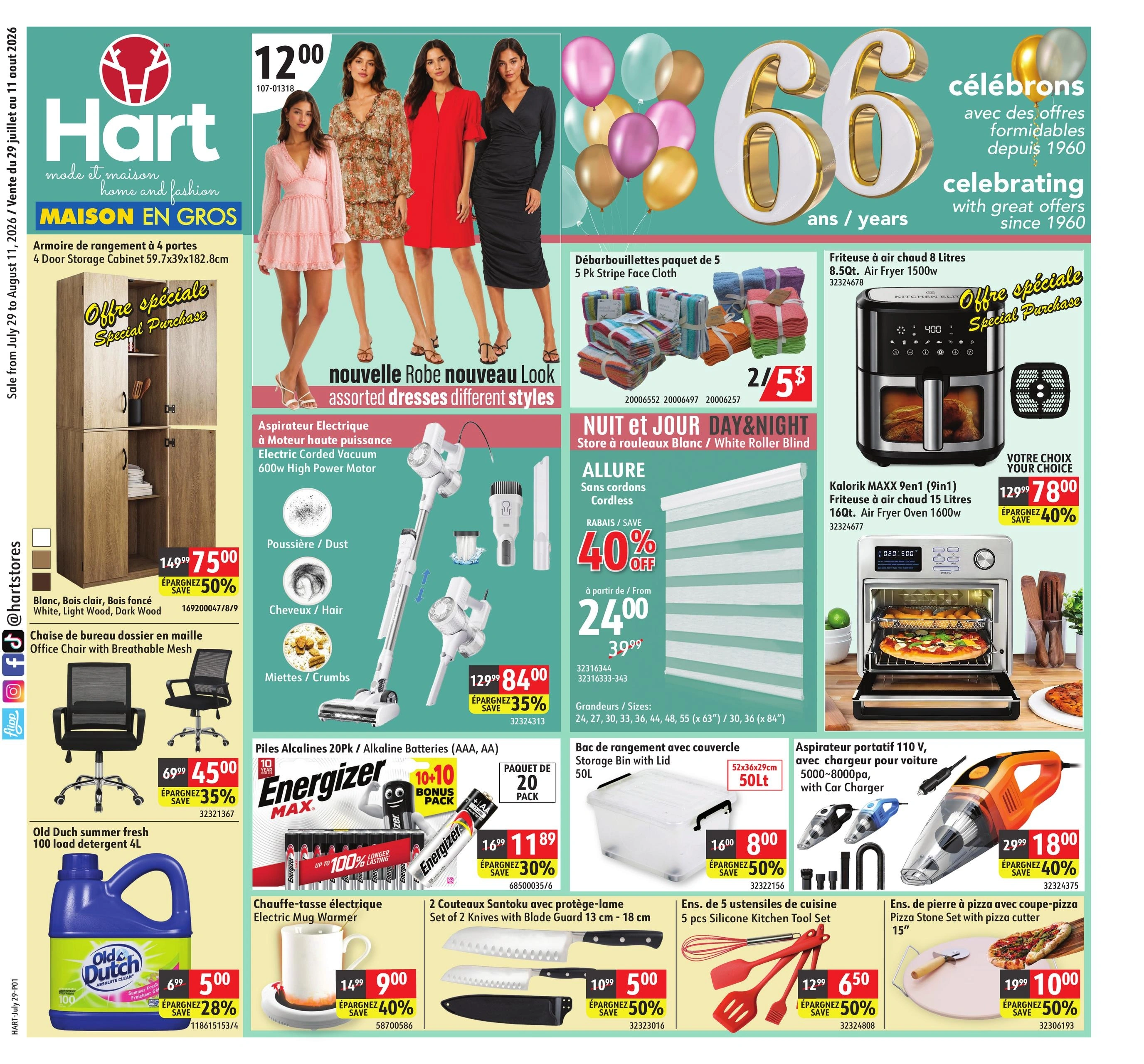 Hart Stores flyer page 1