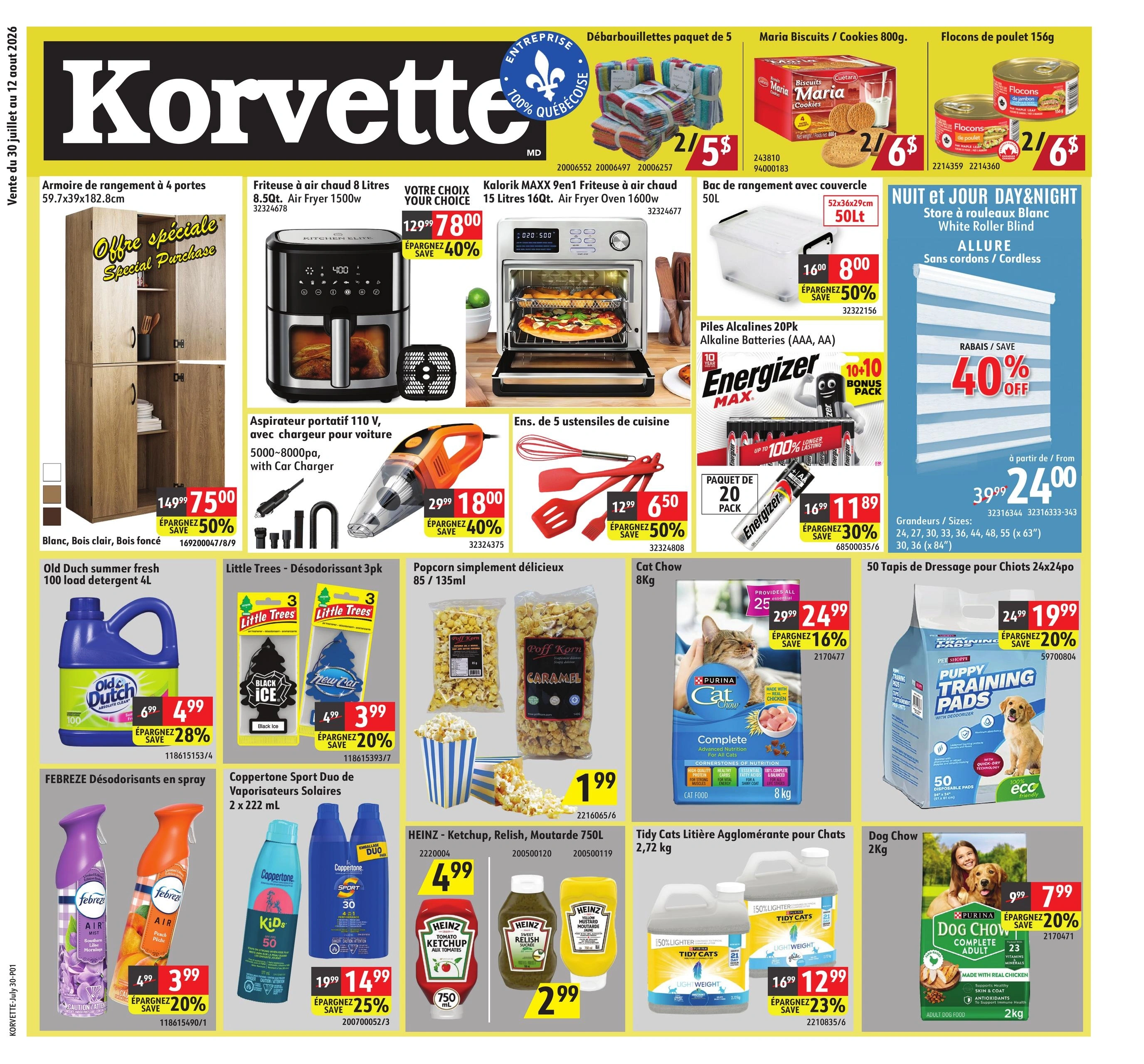 Korvette flyer page 1