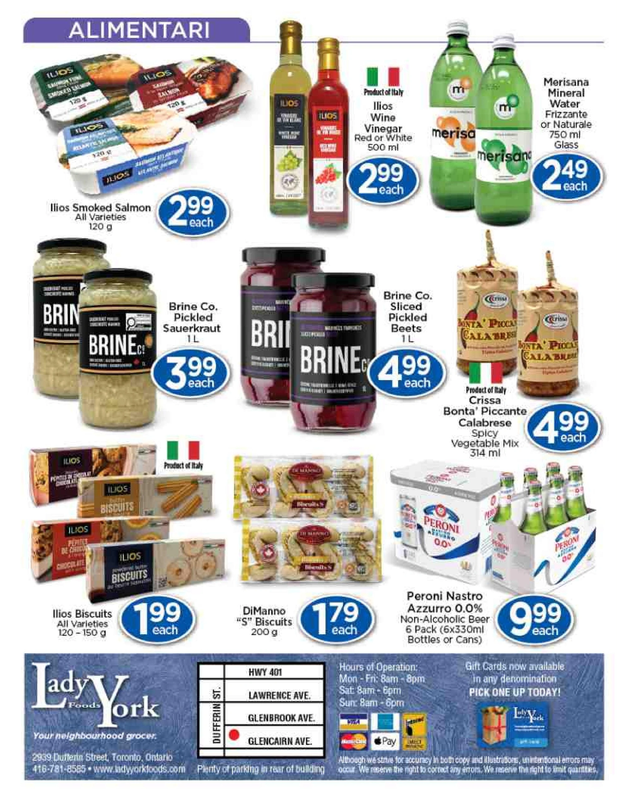 Lady York Foods flyer page 4