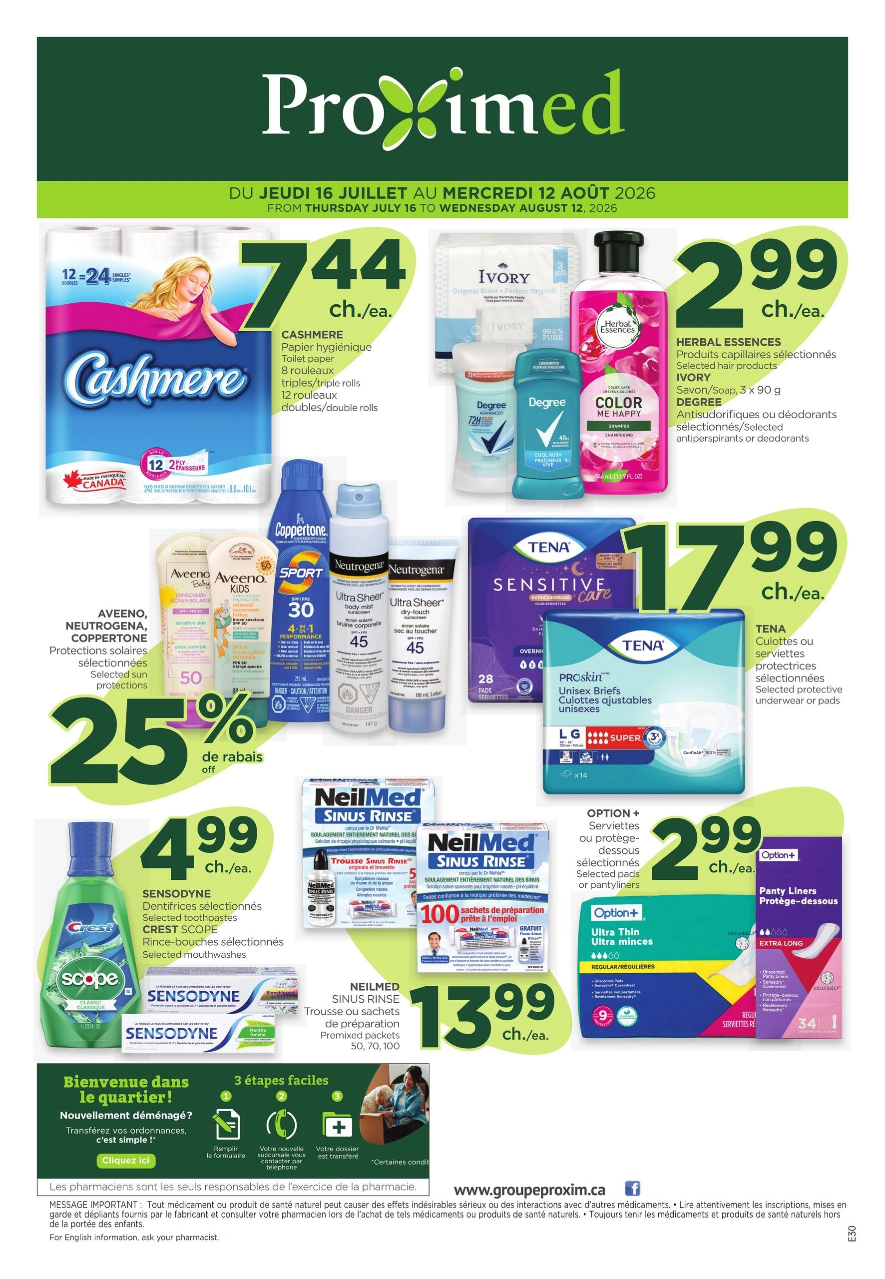 Proximed flyer page 1