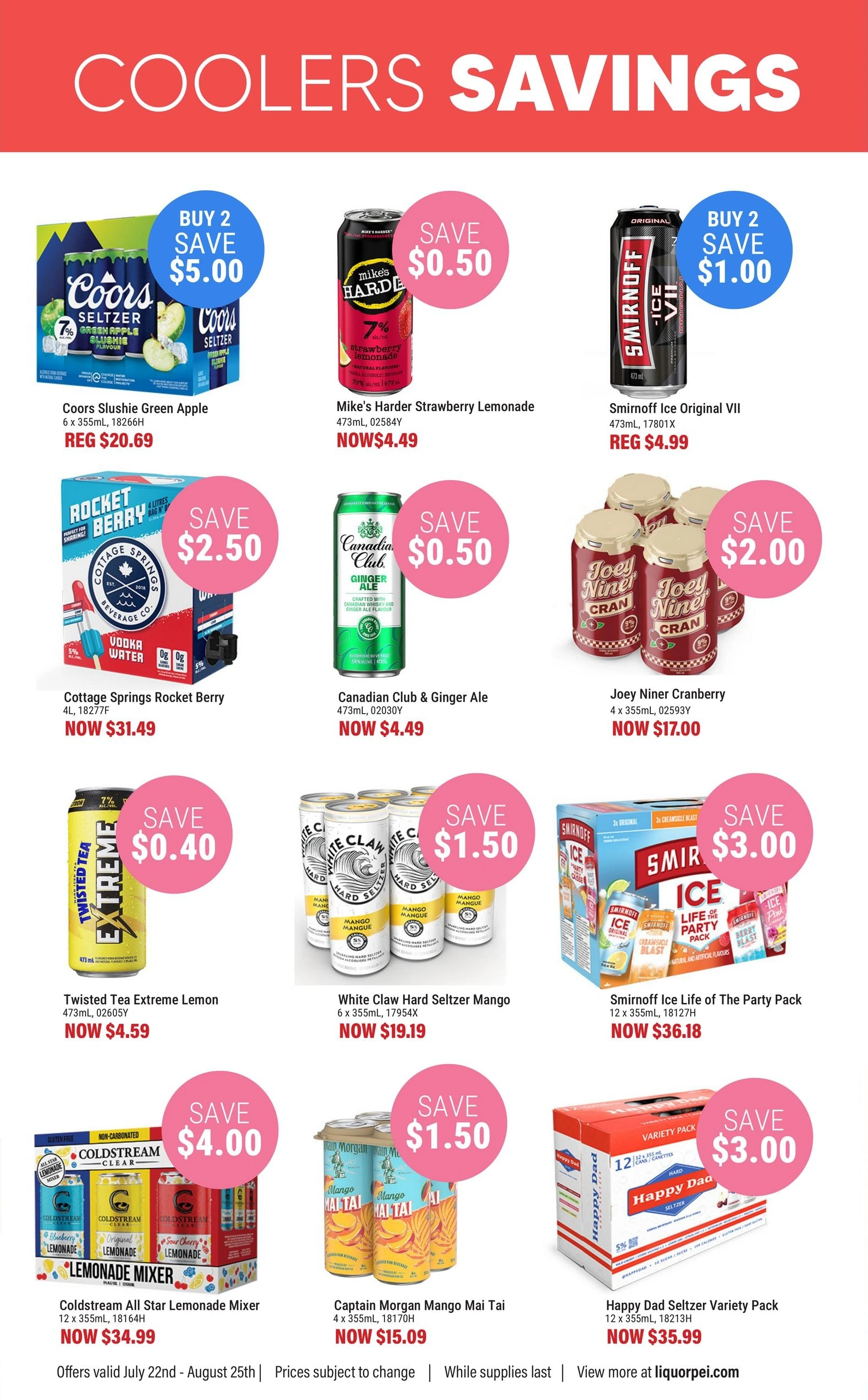 PEI Liquor flyer page 5