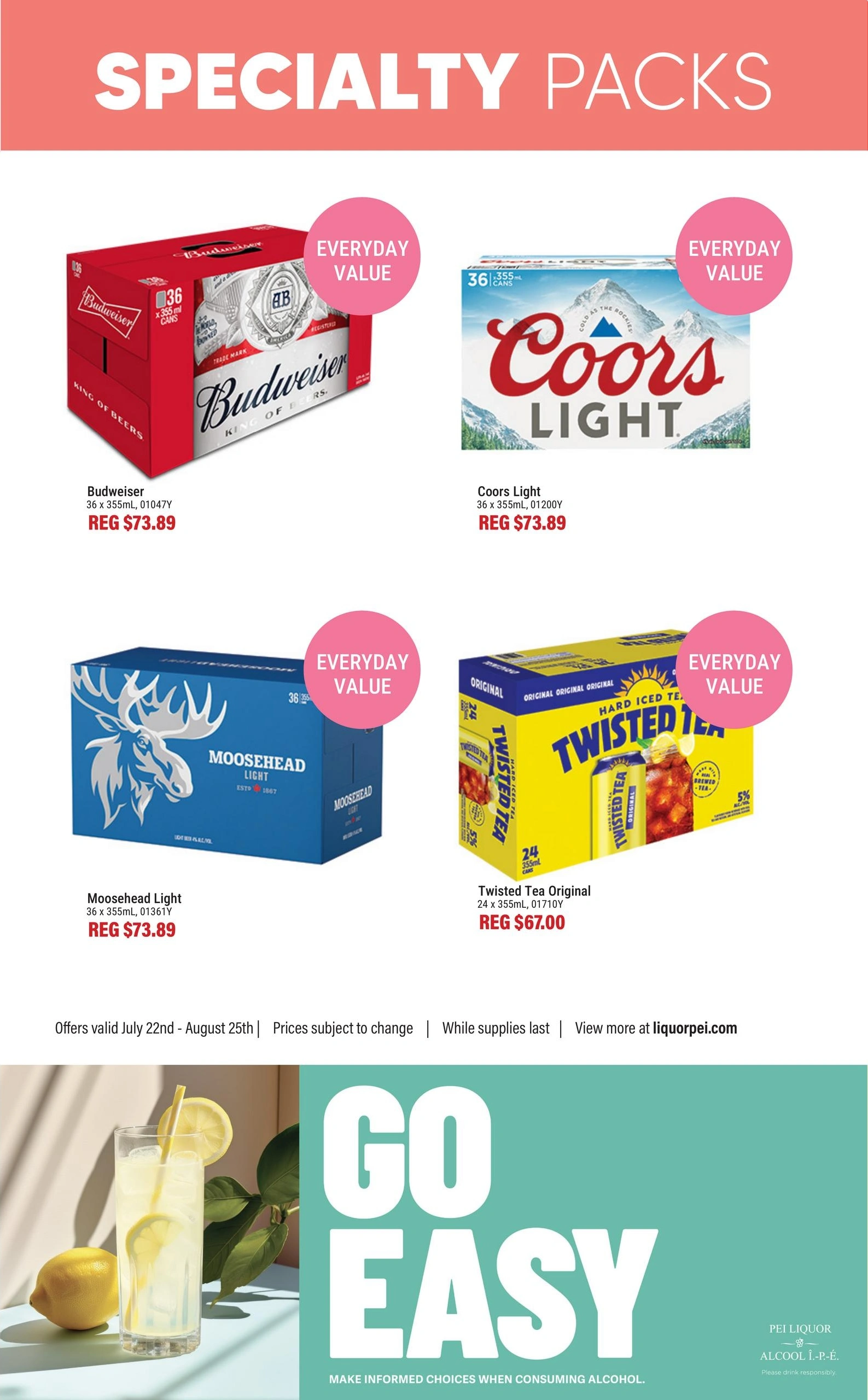 PEI Liquor flyer page 6