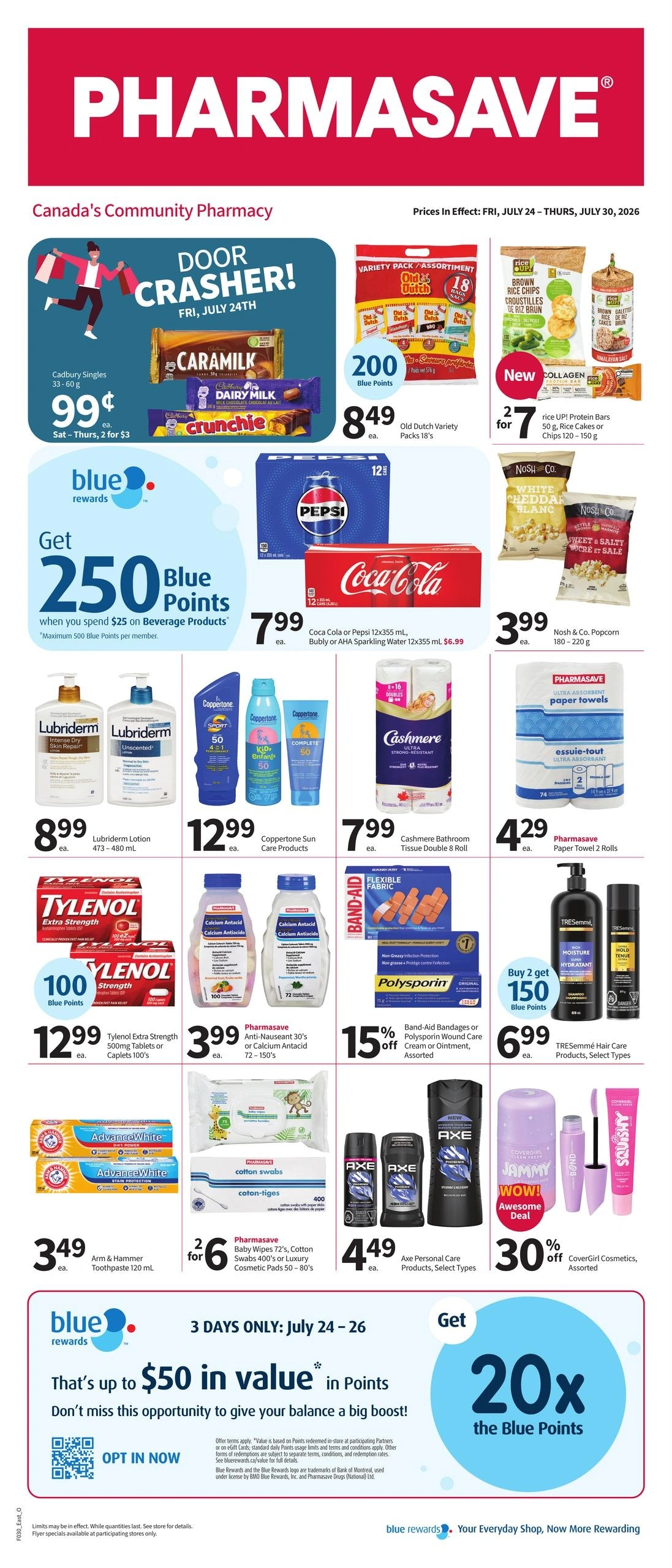 Pharmasave flyer page 1