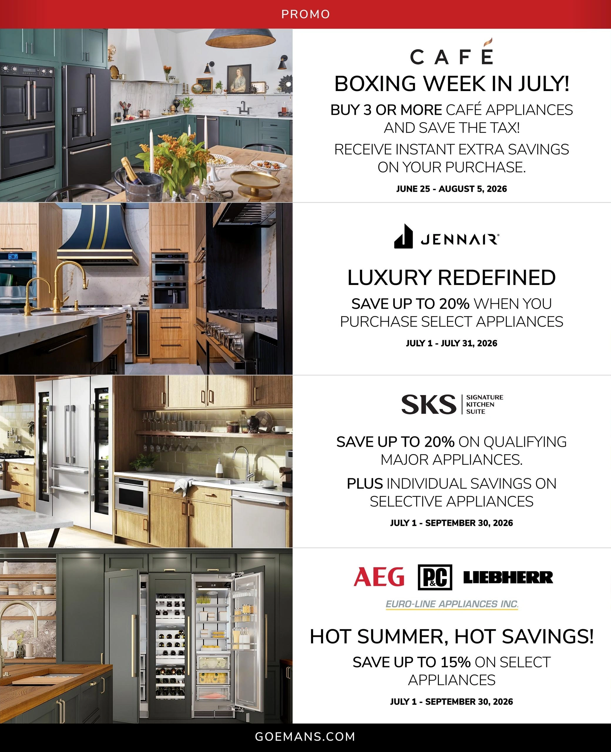 Goemans Appliances flyer page 7