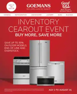 Goemans Appliances Flyer