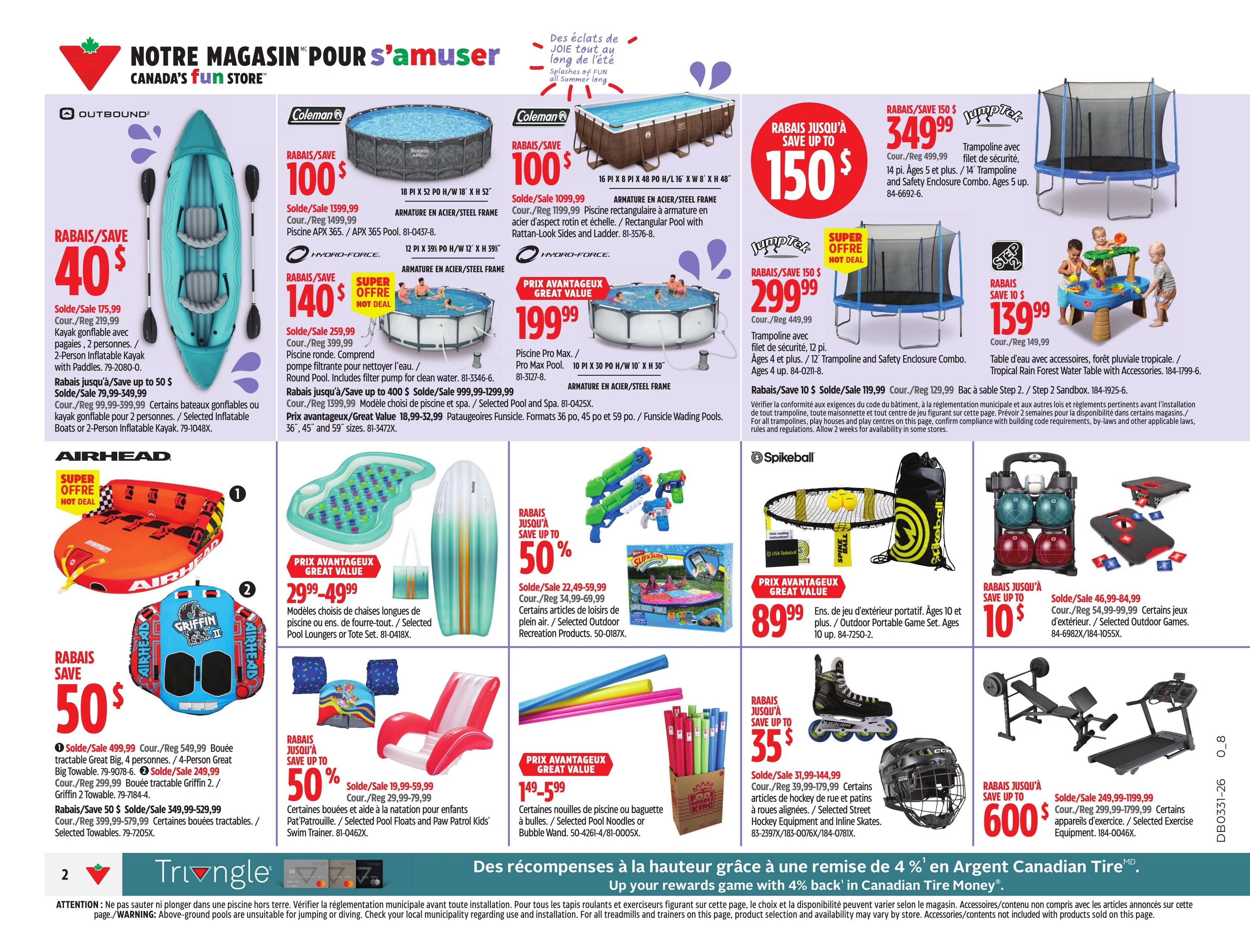 Canadian Tire flyer page 2