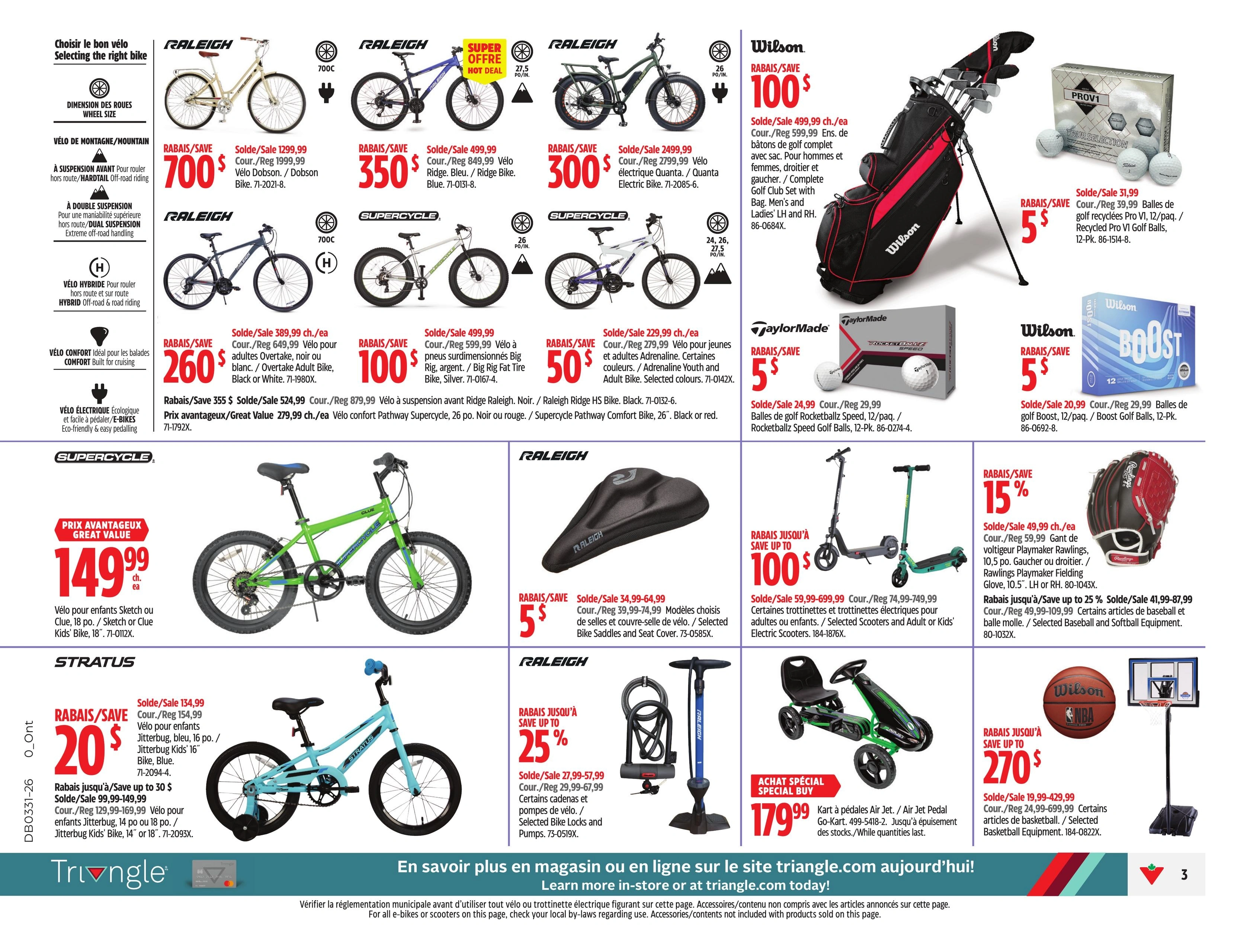 Canadian Tire flyer page 3