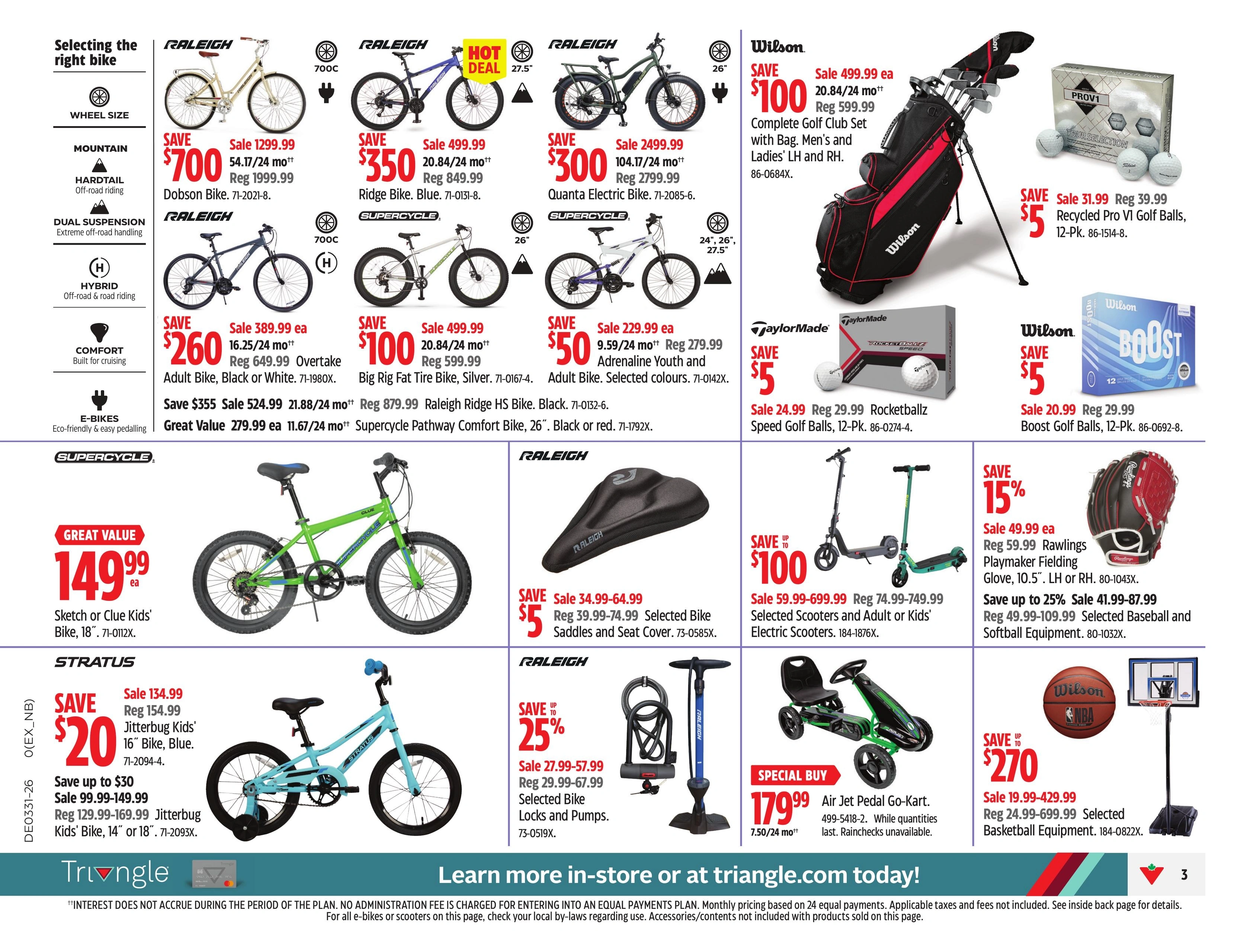 Canadian Tire flyer page 3