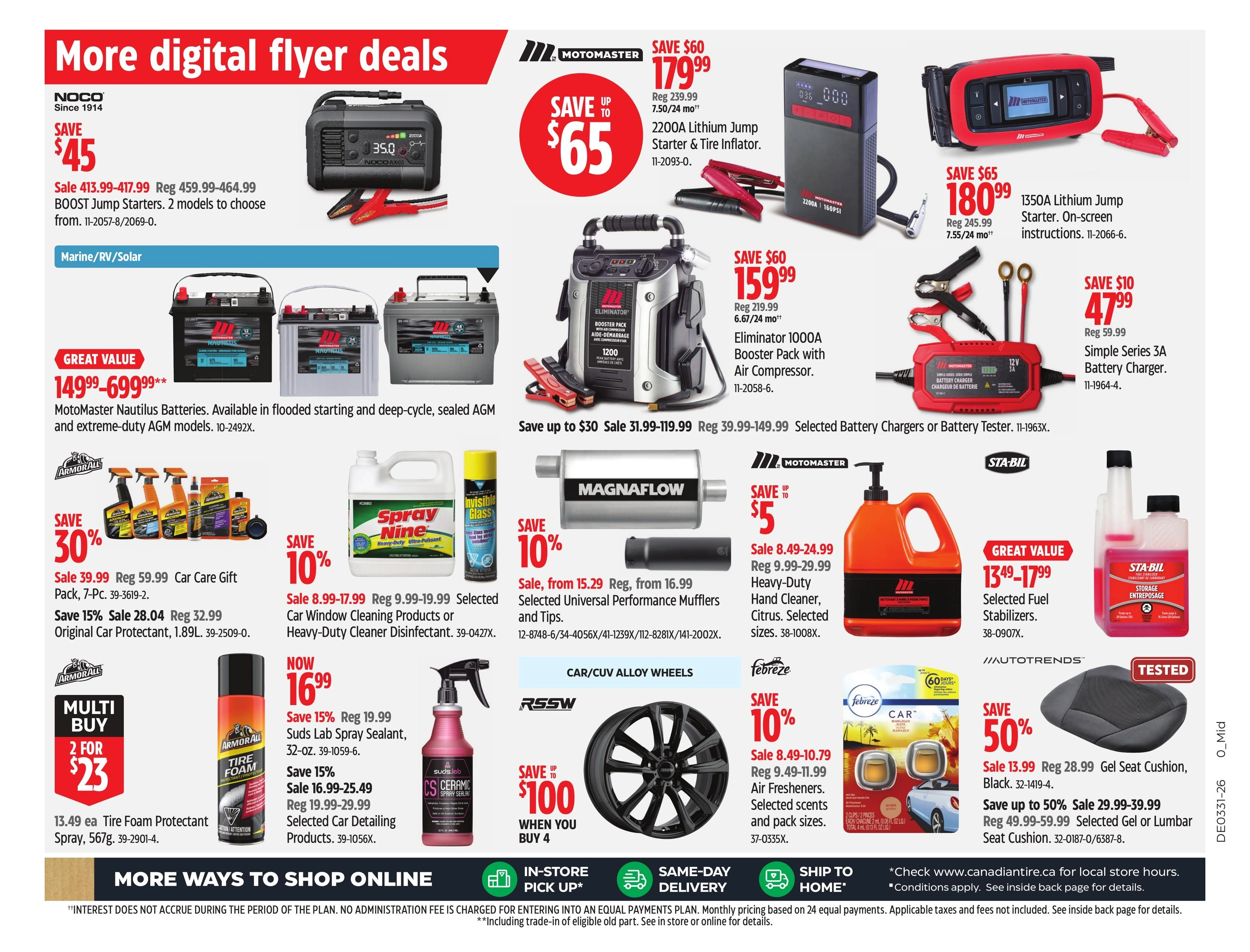 Canadian Tire flyer page 30