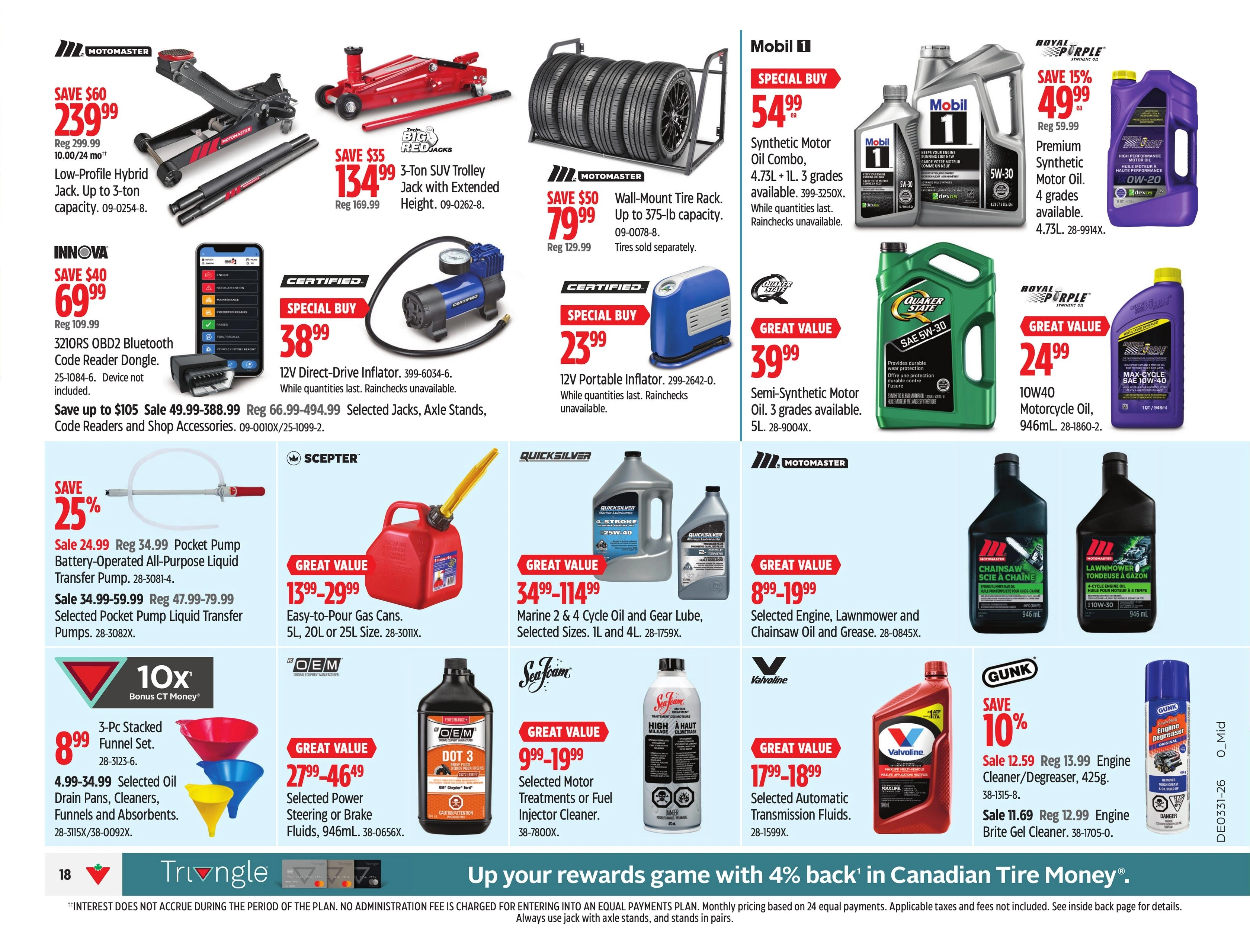 Canadian Tire flyer page 33