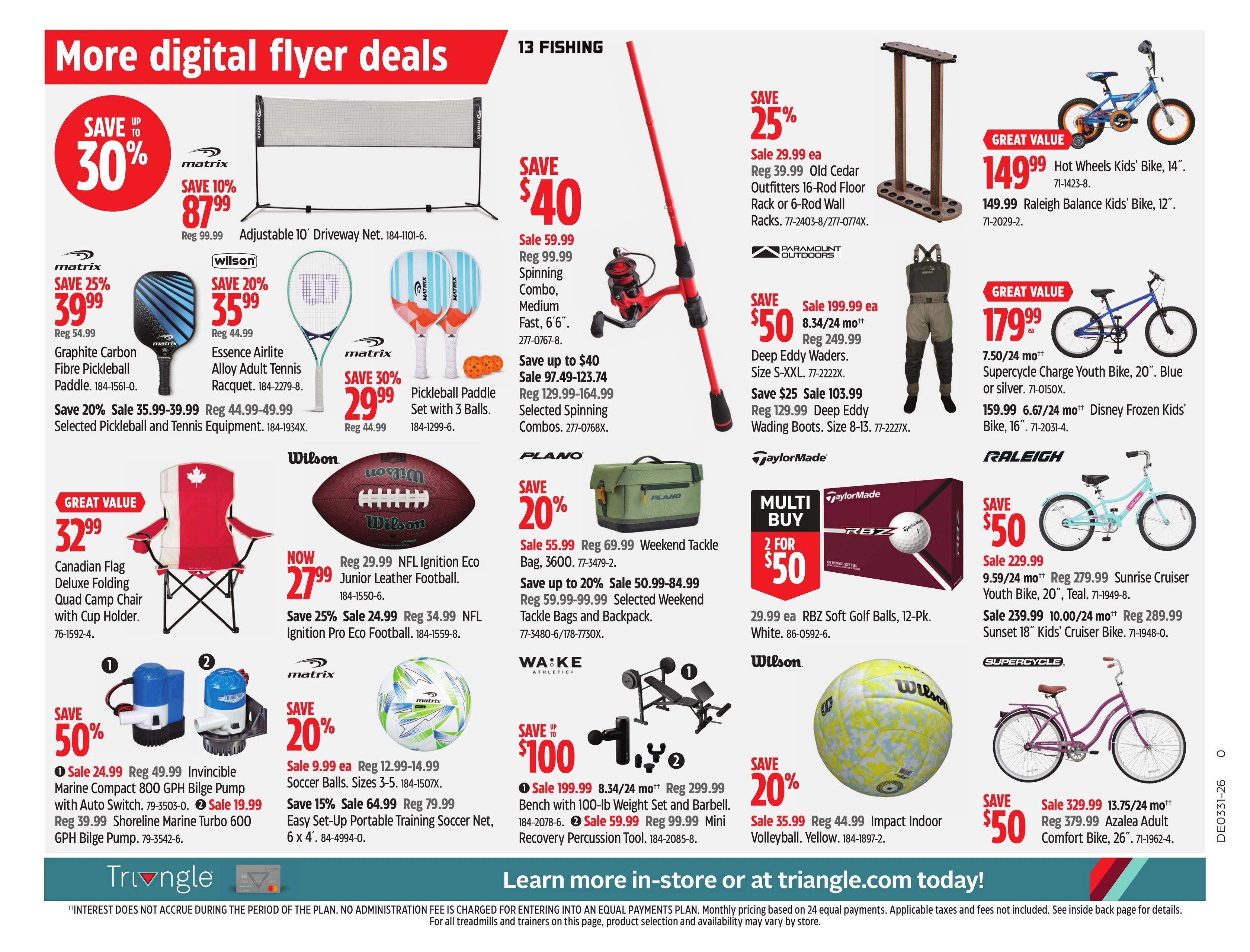 Canadian Tire flyer page 4