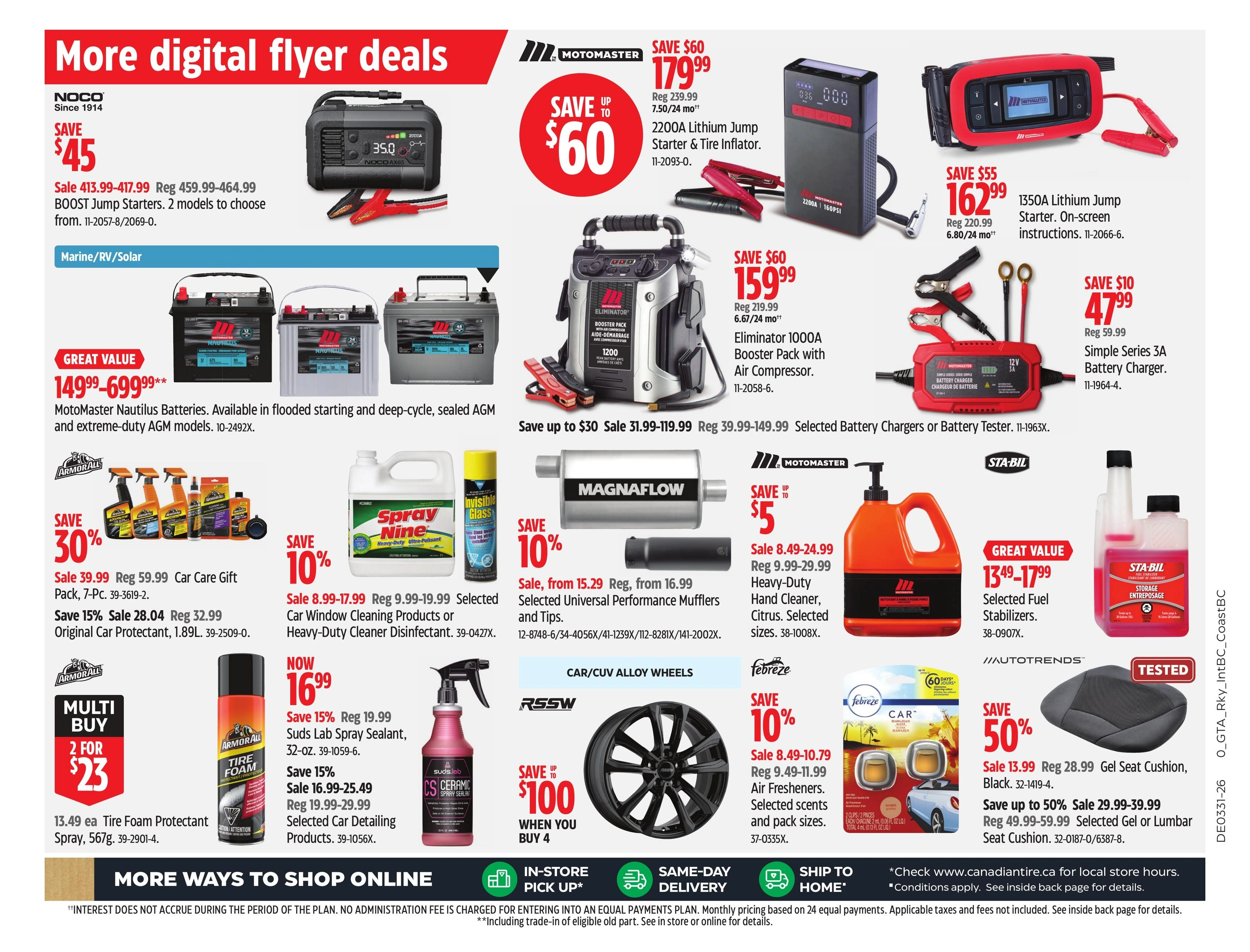 Canadian Tire flyer page 30