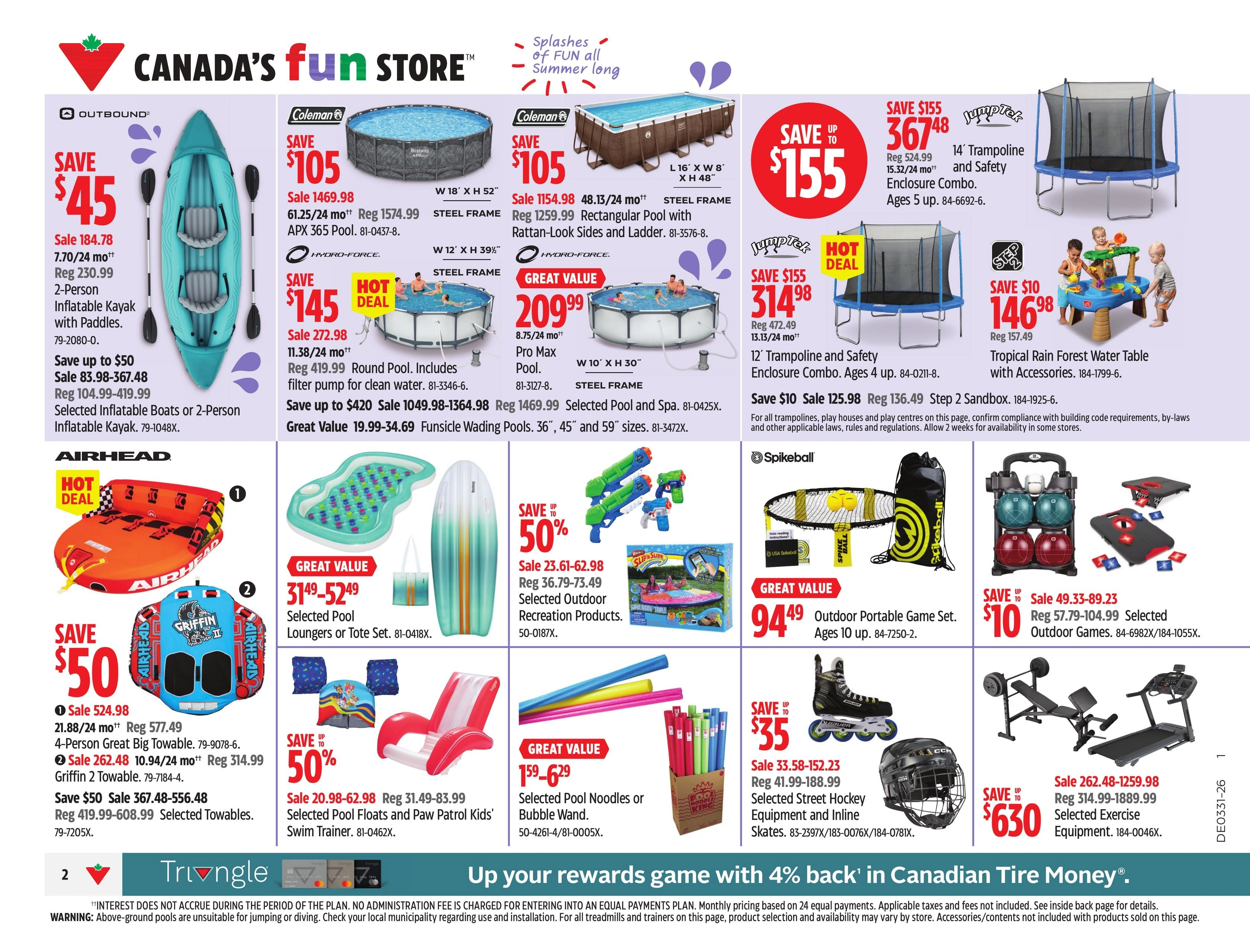 Canadian Tire flyer page 2