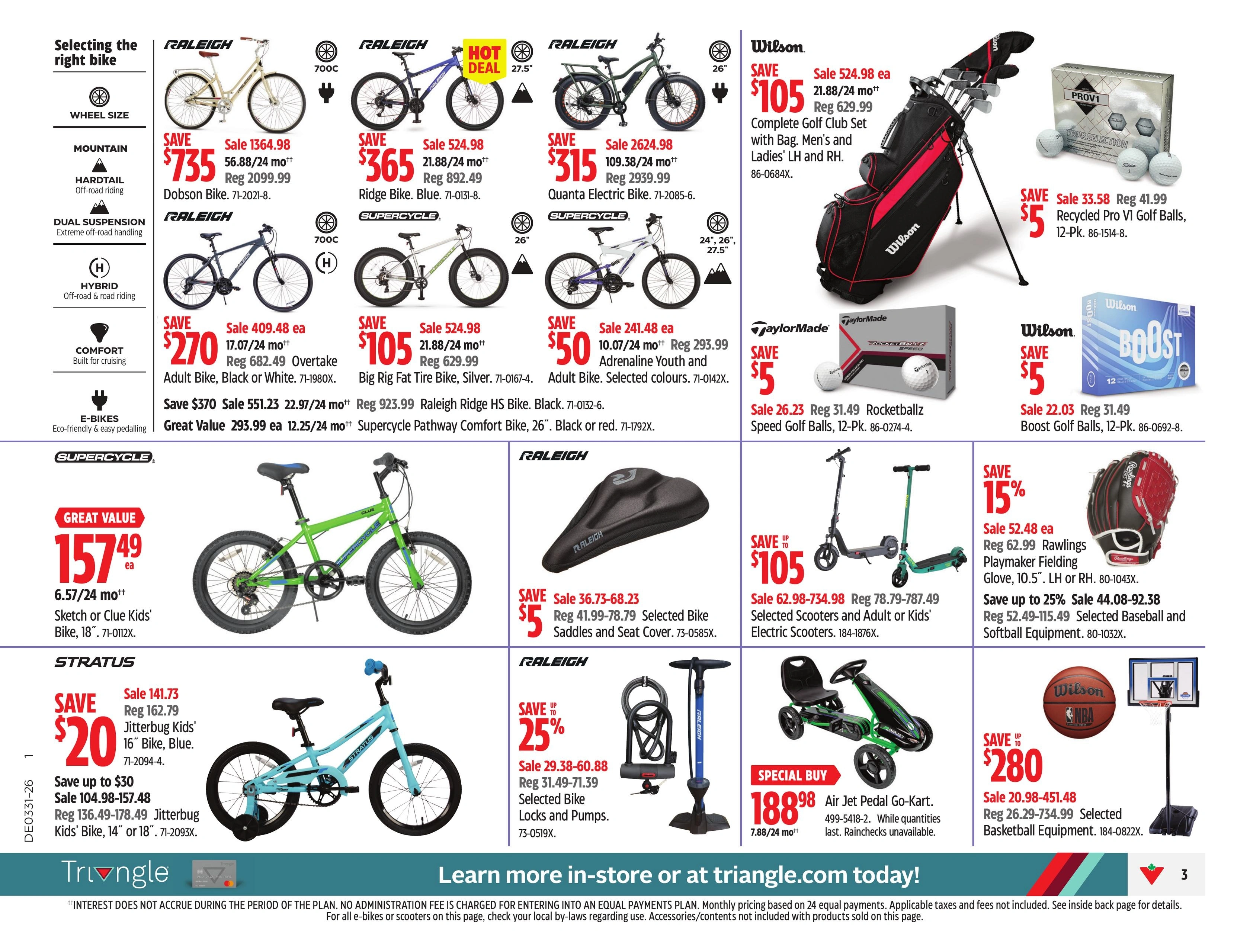 Canadian Tire flyer page 3