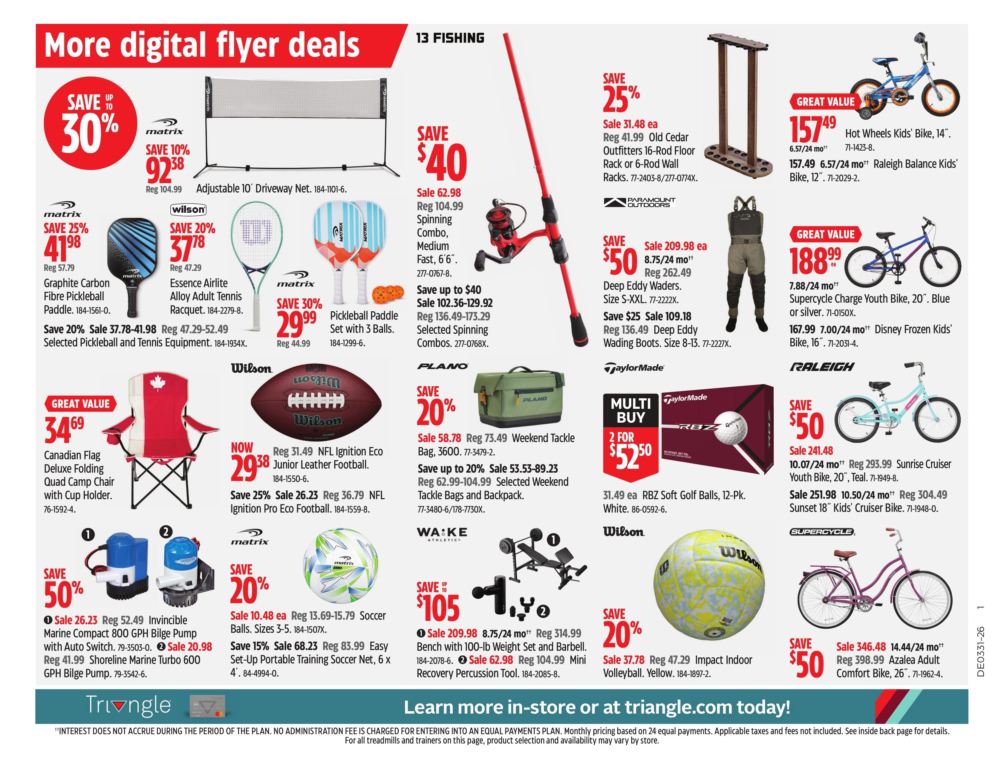 Canadian Tire flyer page 4