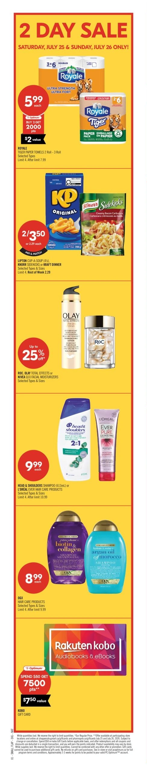 Shoppers Drug Mart flyer page 1