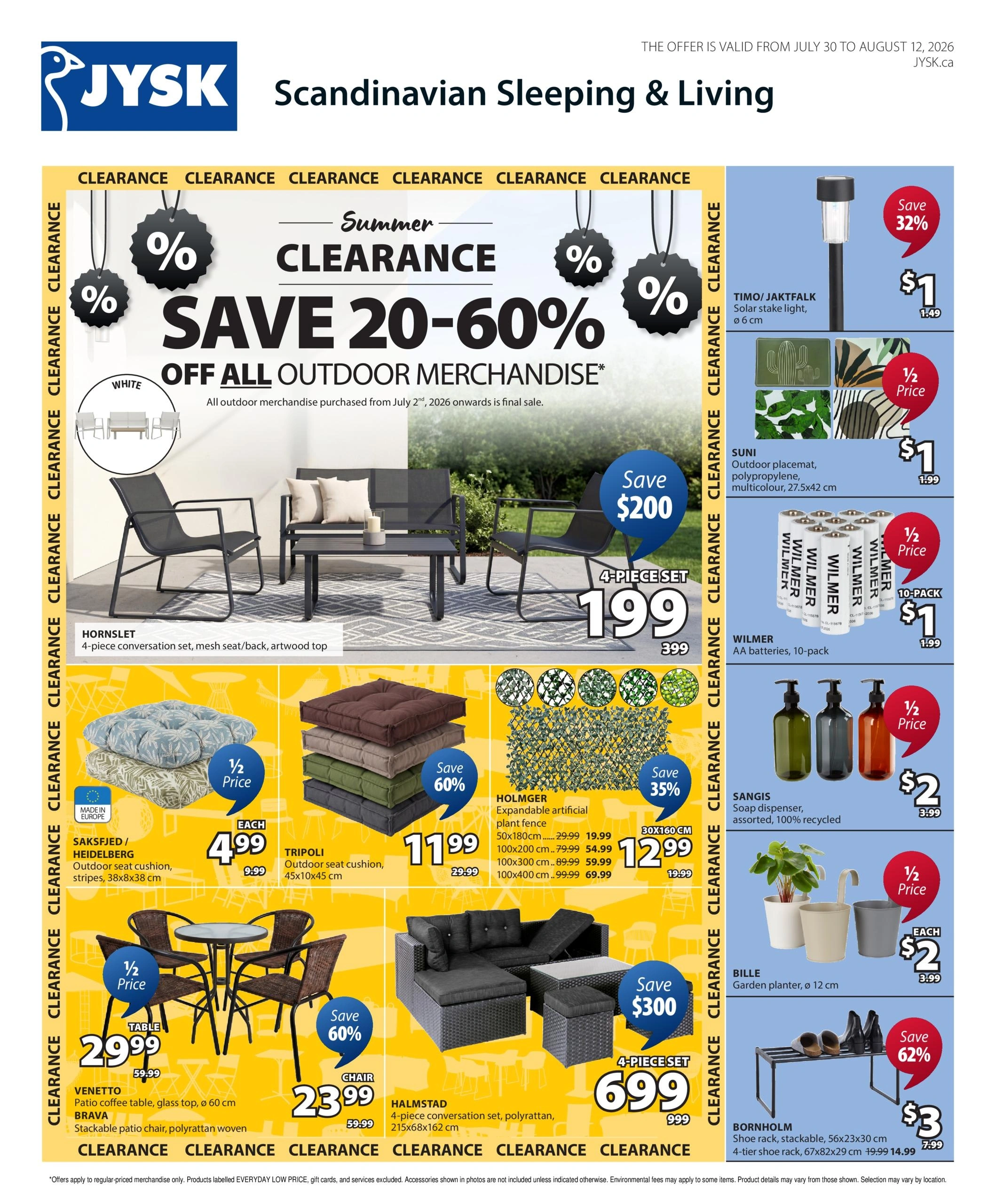 JYSK flyer page 1