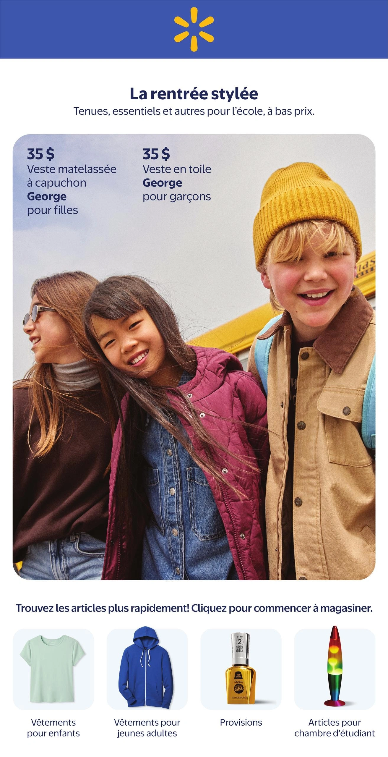 Walmart flyer page 1