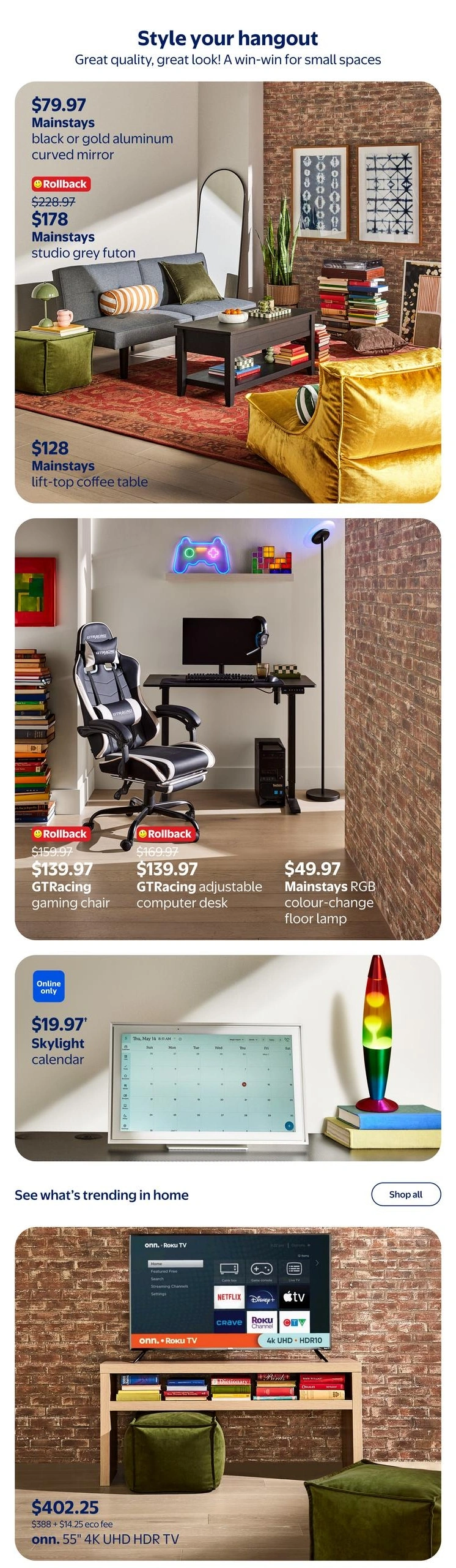 Walmart flyer page 20