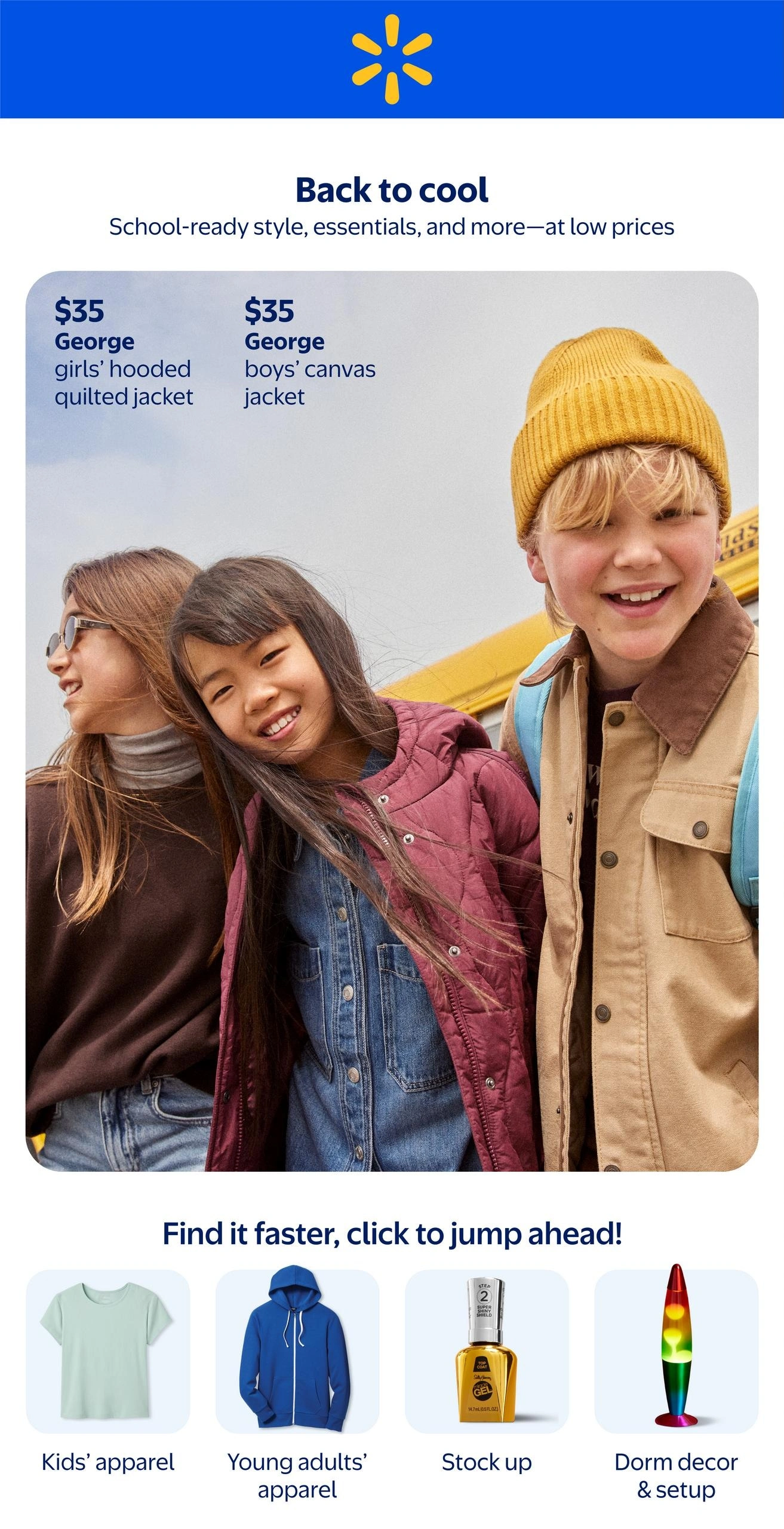 Walmart flyer page 1