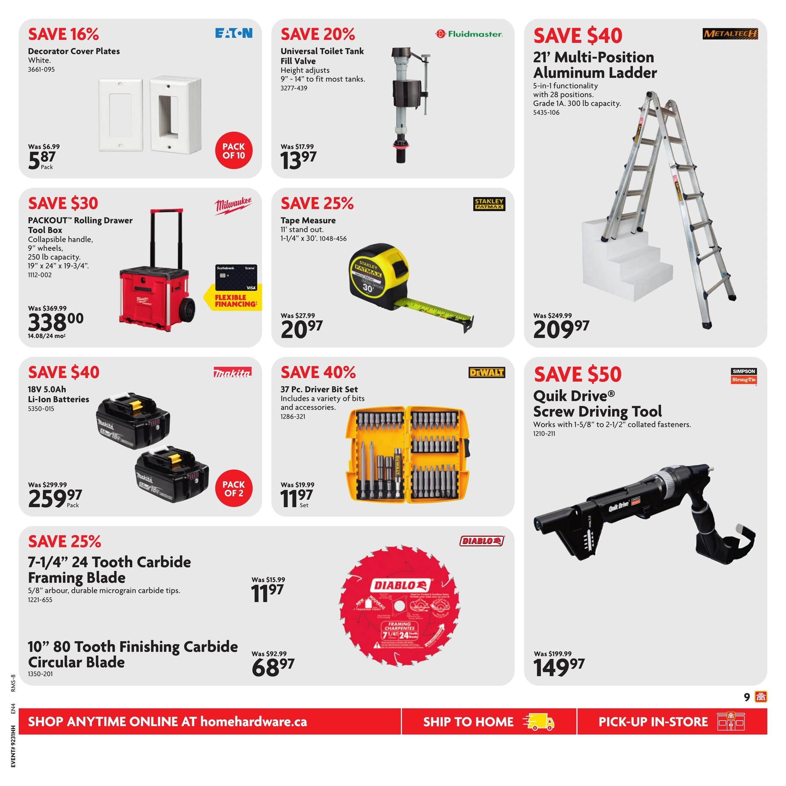 Home Hardware flyer page 9