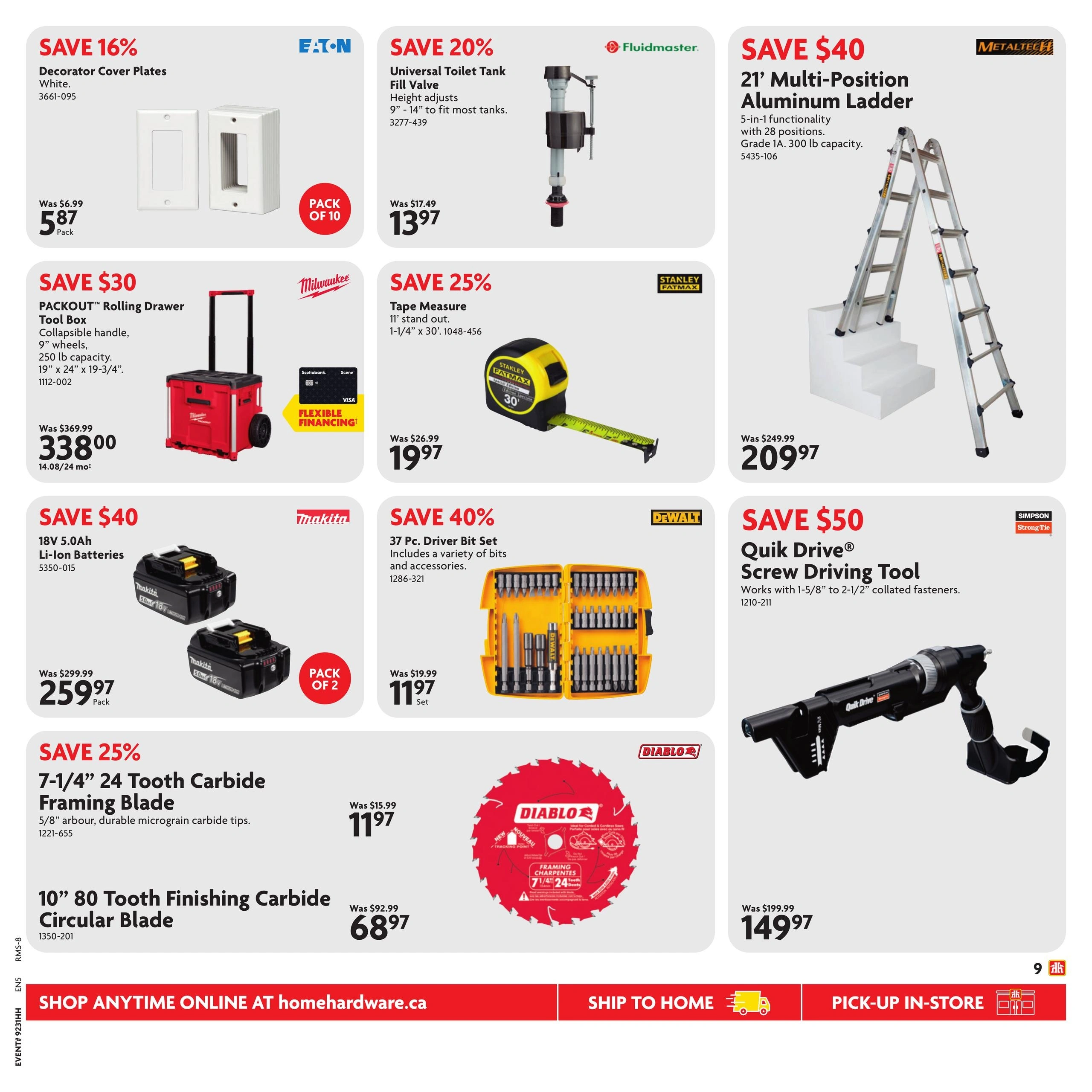 Home Hardware flyer page 9