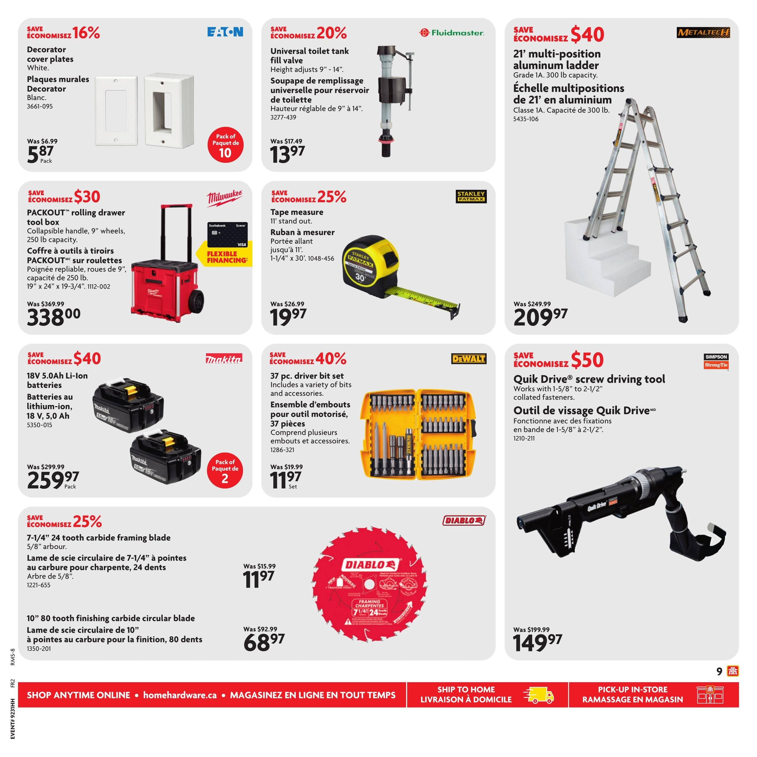 Home Hardware flyer page 9