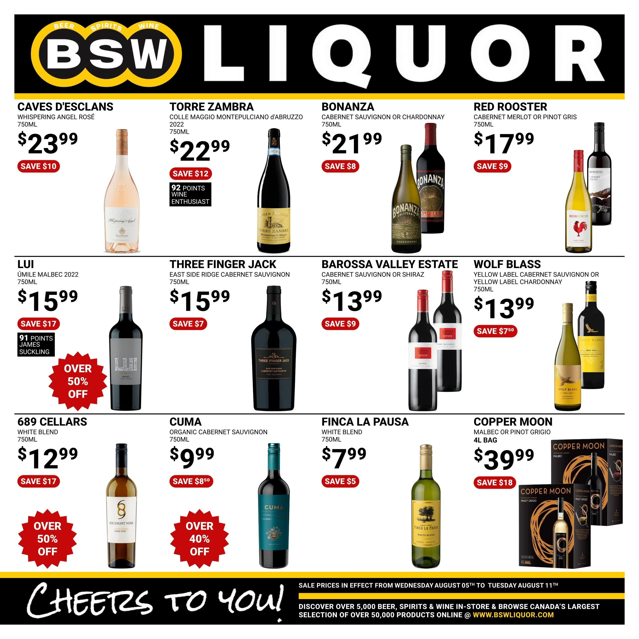 BSW Liquor flyer page 3