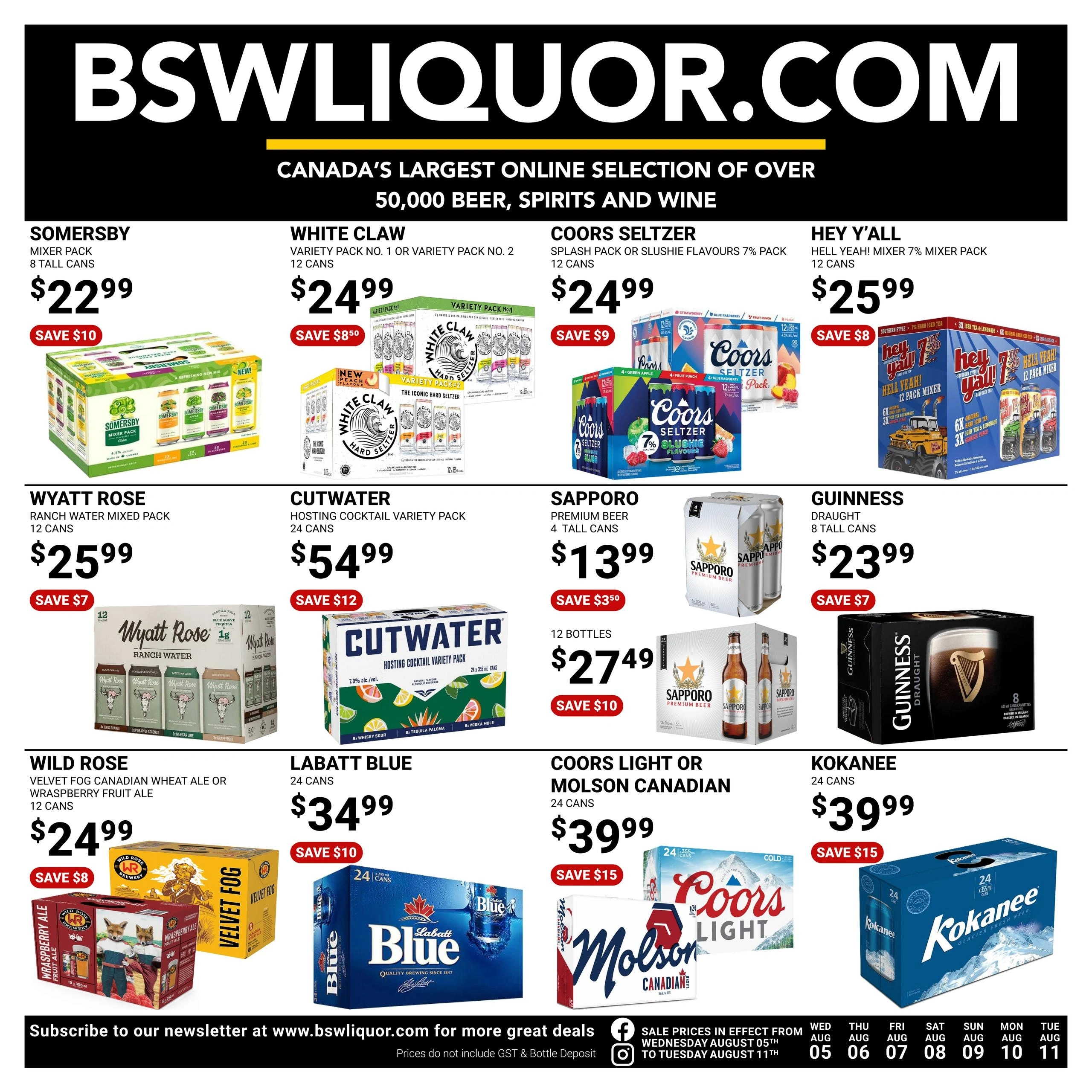 BSW Liquor flyer page 4