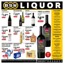 BSW Liquor Flyer