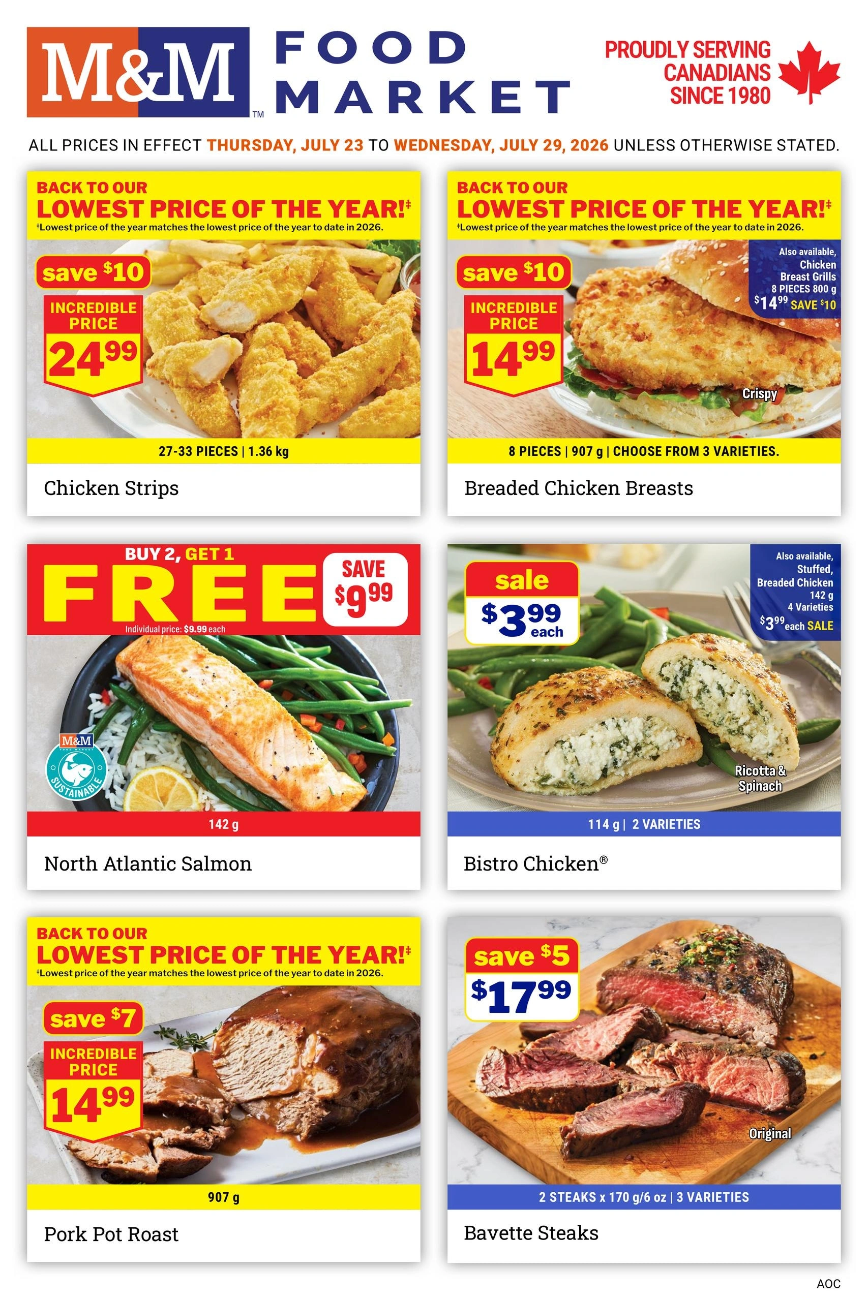 M&M Food Market flyer page 1