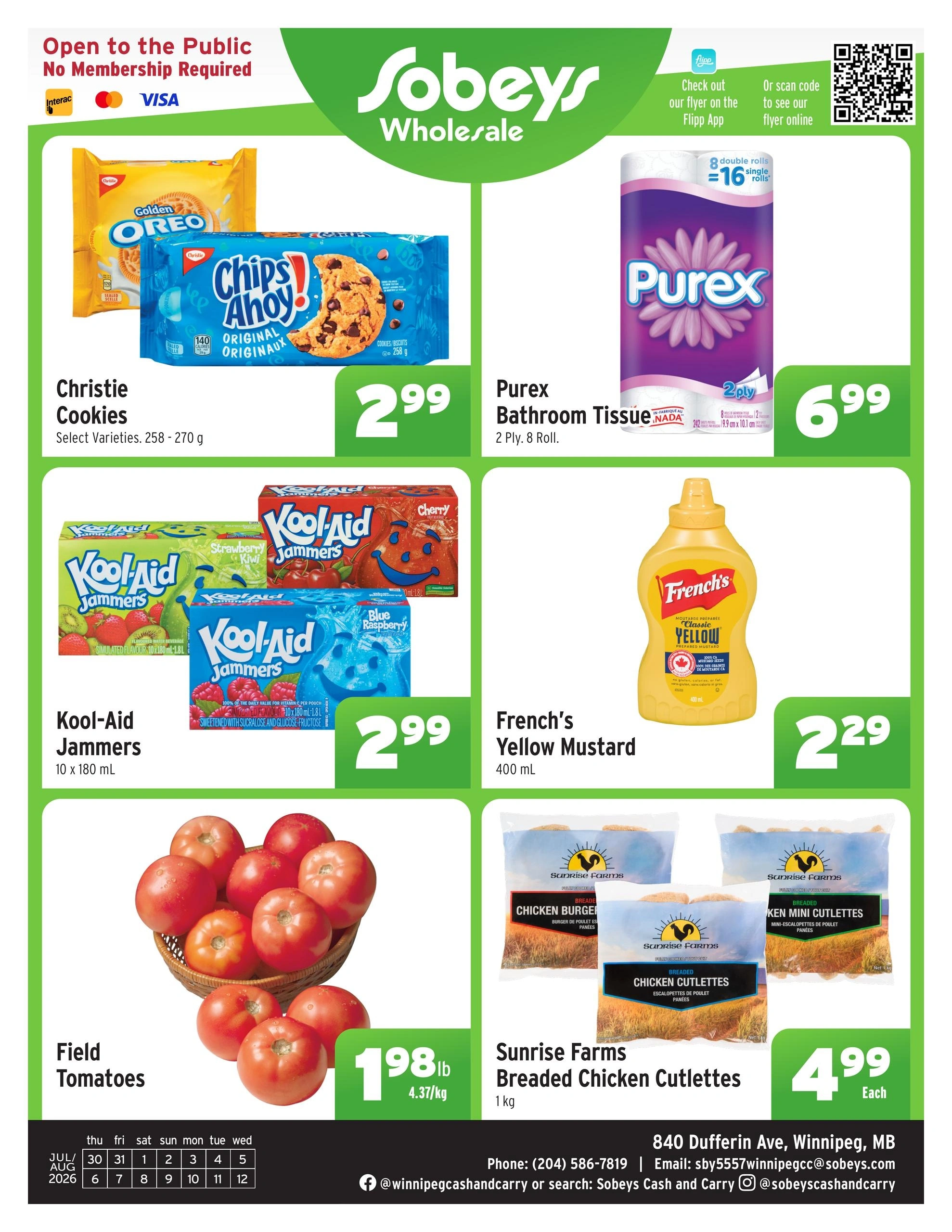 Sobeys Wholesale flyer page 1