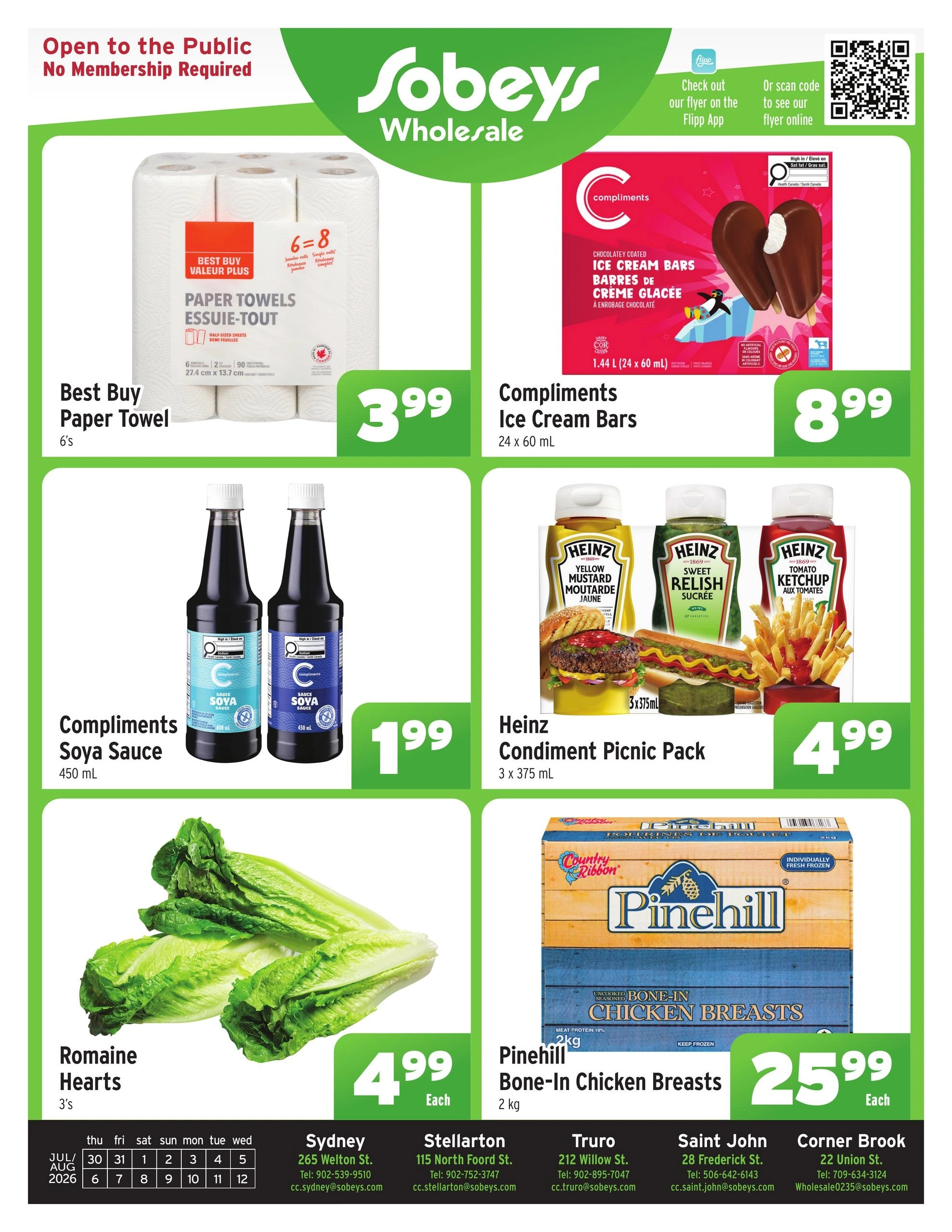 Sobeys Wholesale flyer page 1