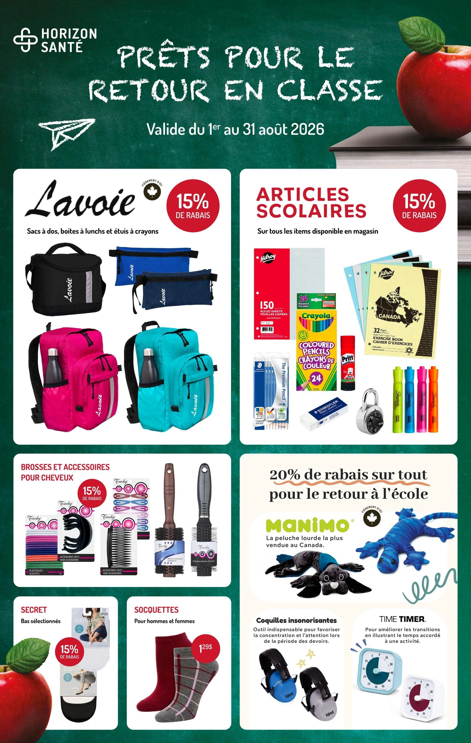 Horizon Santé flyer page 1