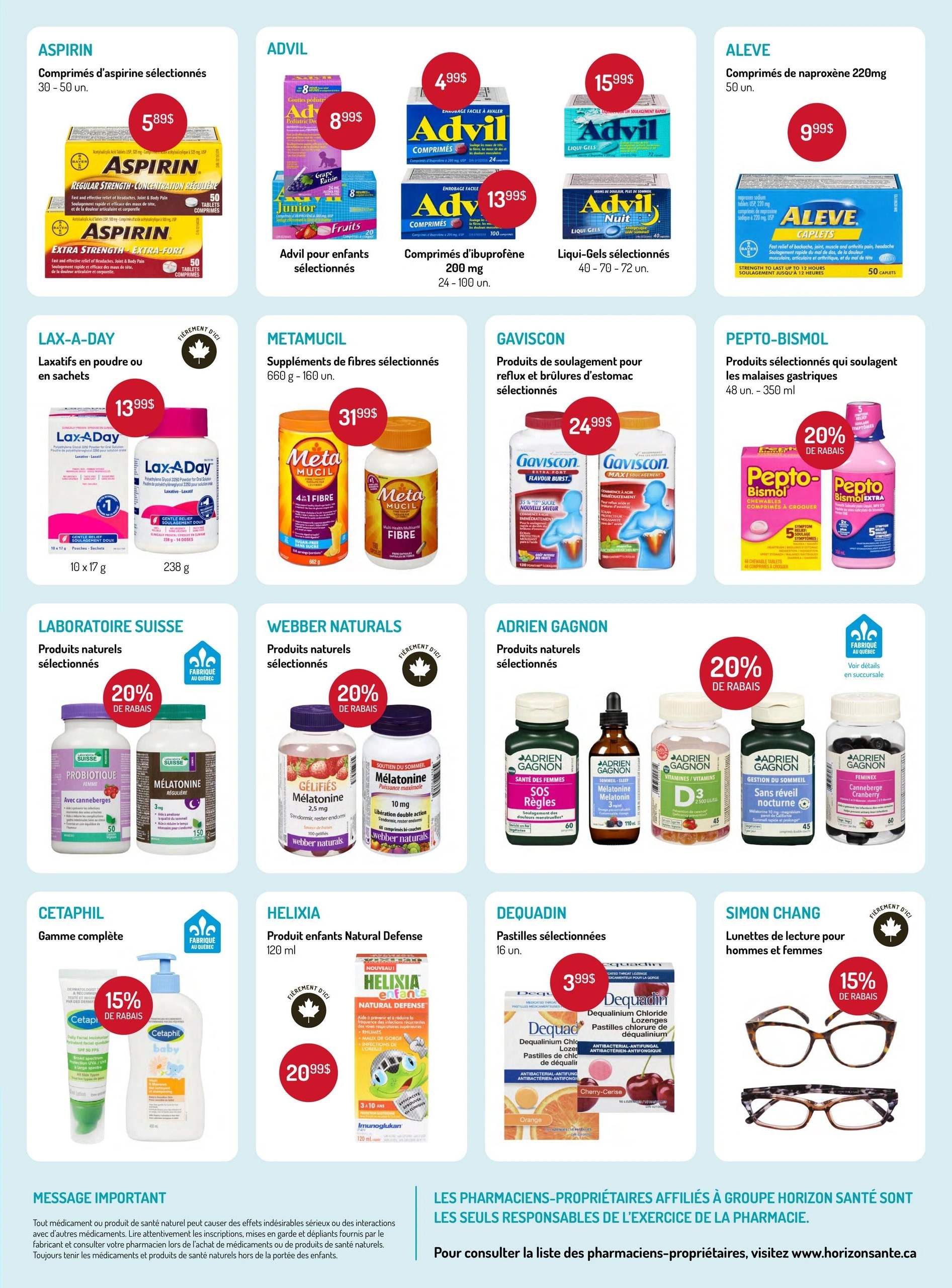 Horizon Santé flyer page 2