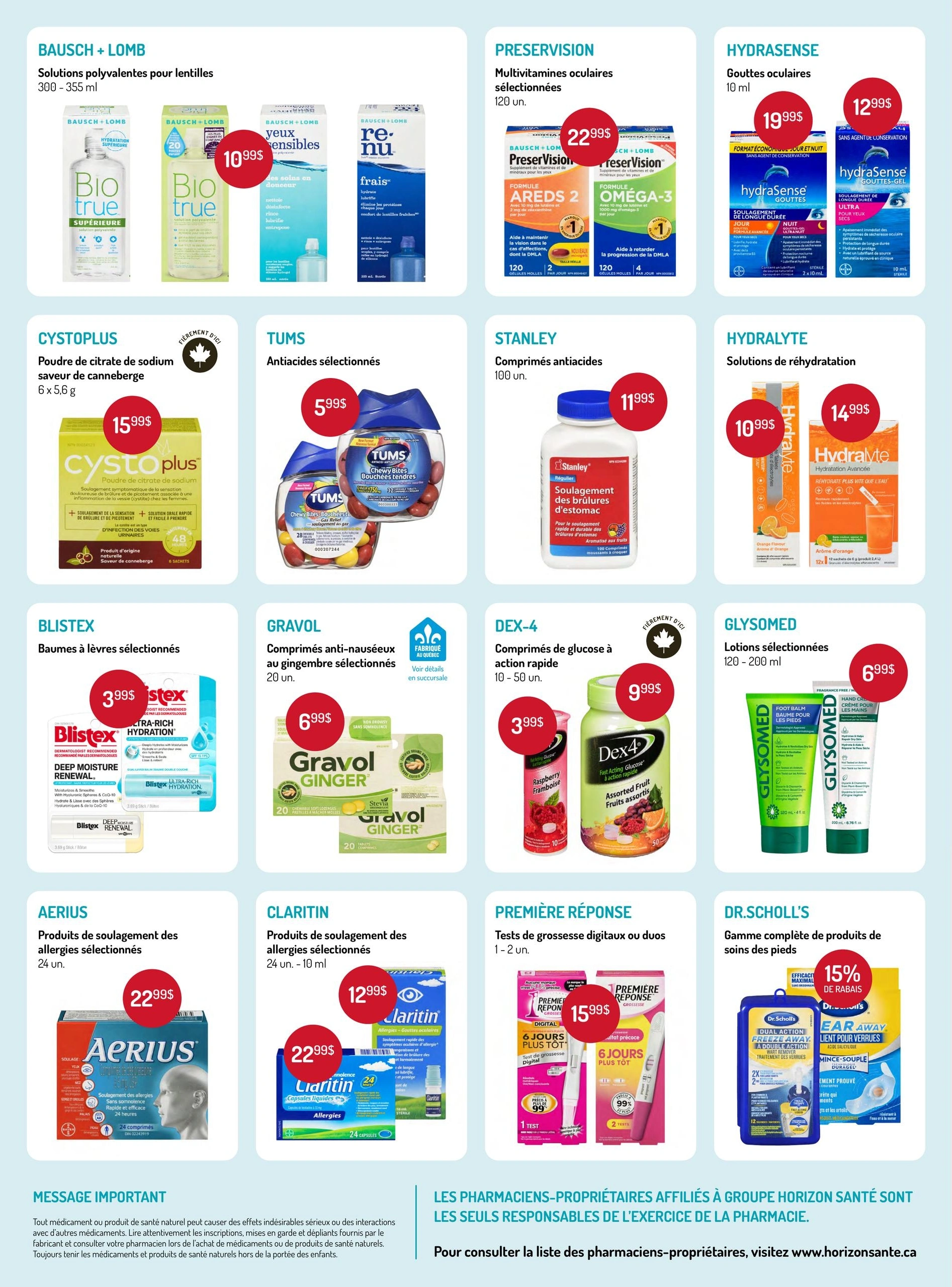 Horizon Santé flyer page 3