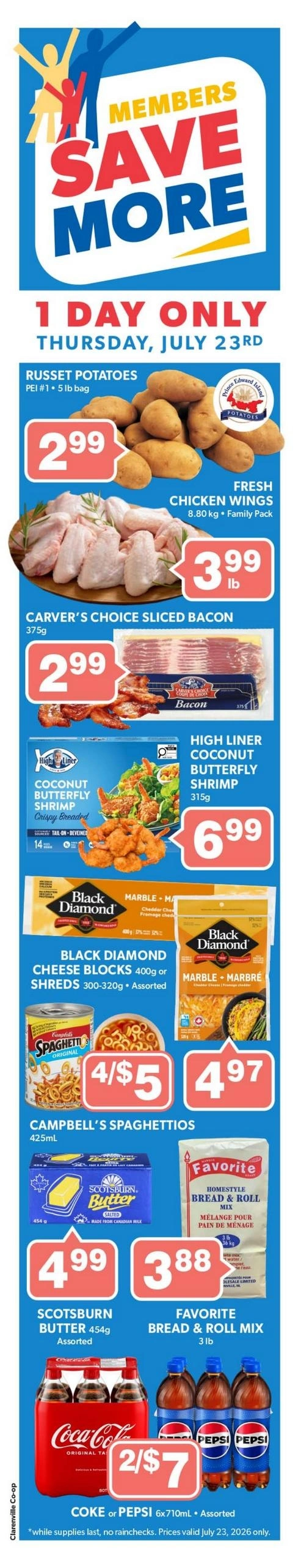 Clarenville Co-op flyer page 1