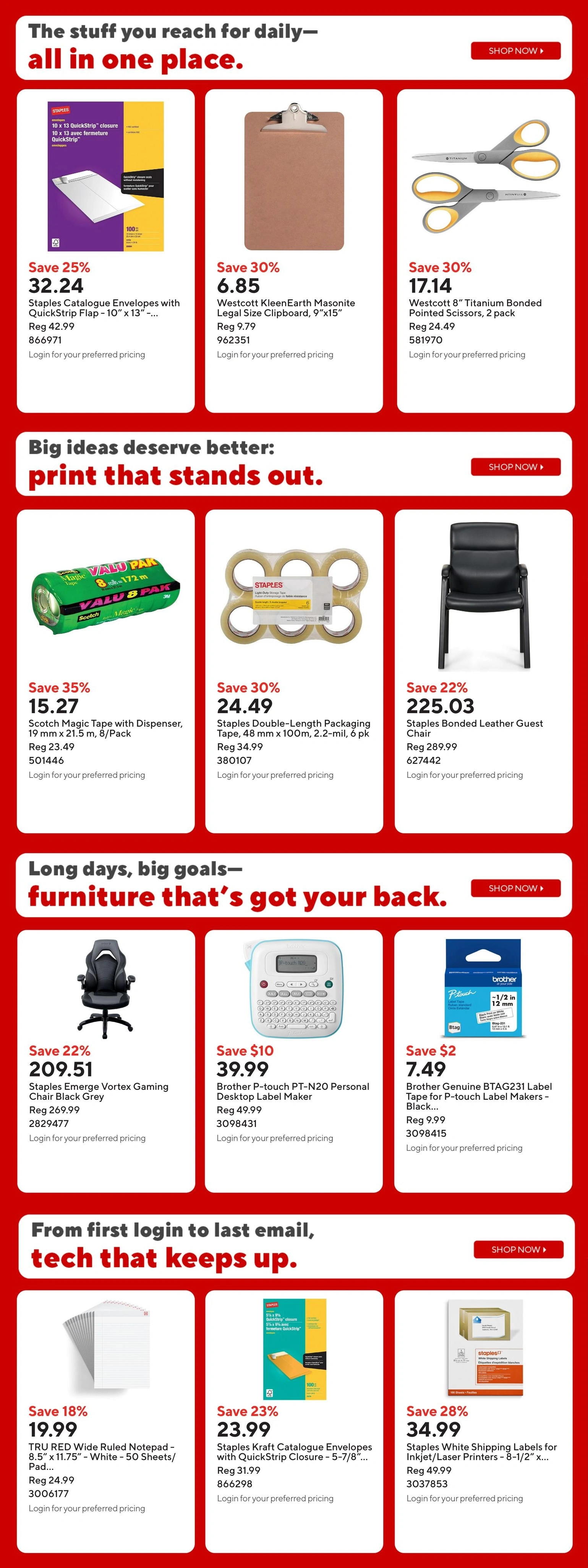 Staples flyer page 19