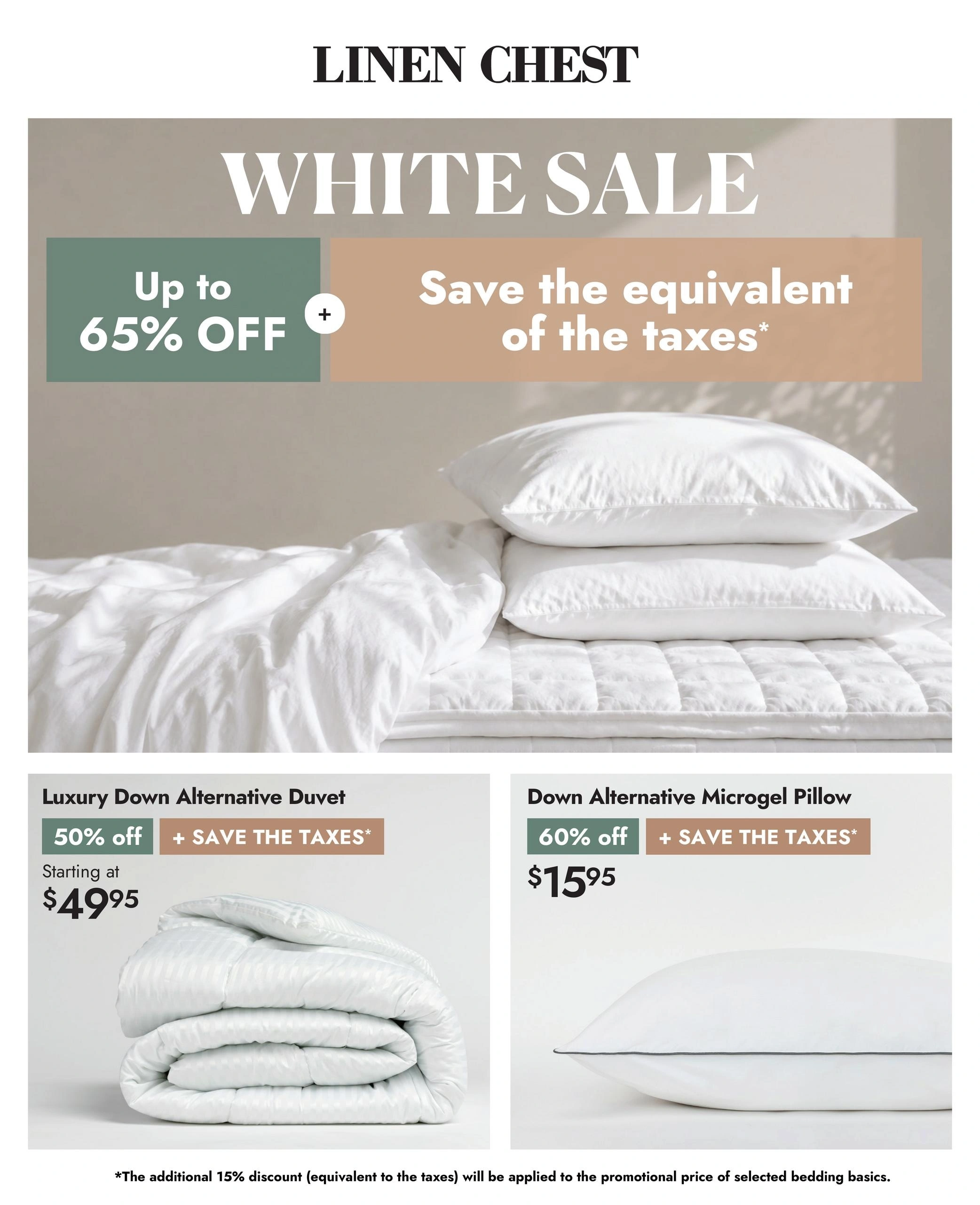 Linen Chest flyer page 1
