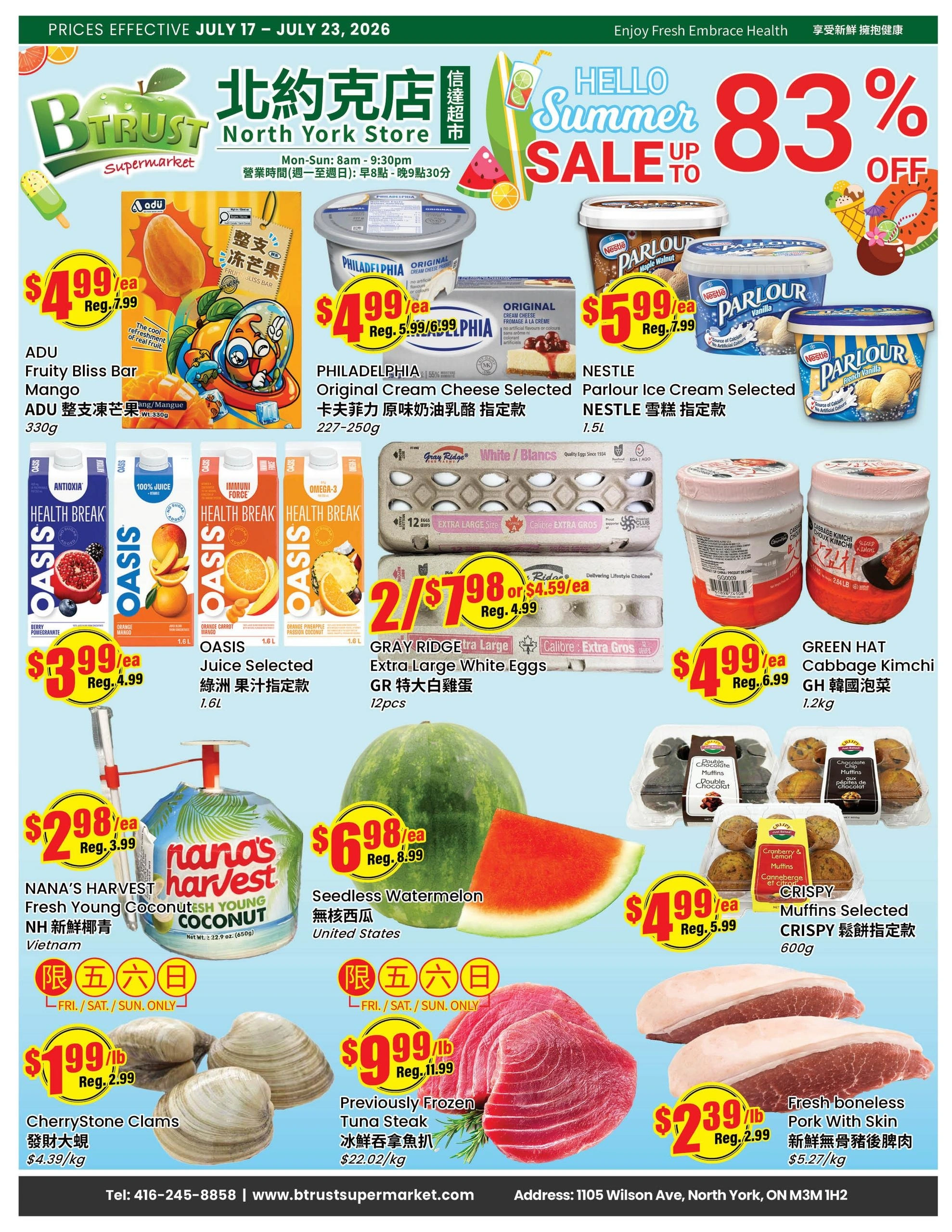 Btrust Supermarket flyer page 1