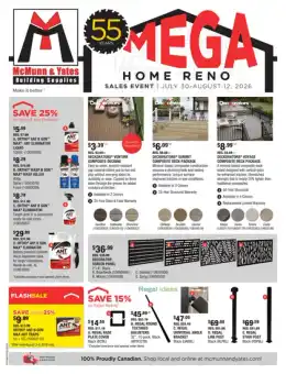McMunn & Yates Building Supplies Flyer