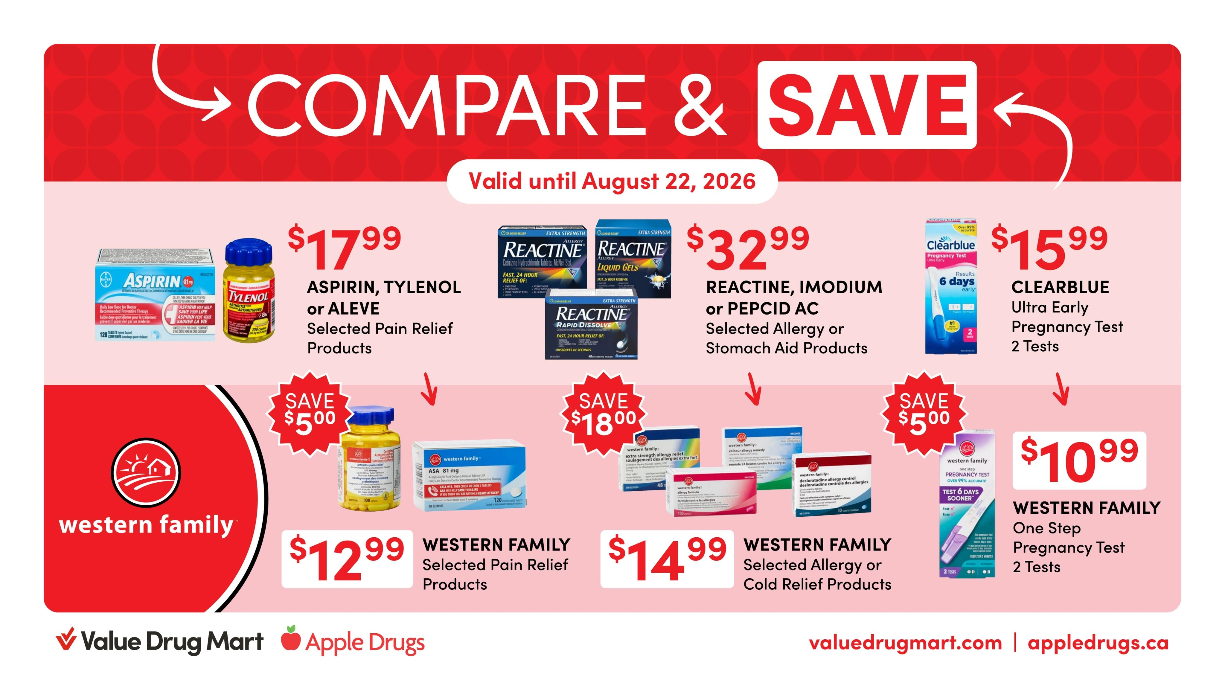 Value Drug Mart - Apple Drugs flyer page 1