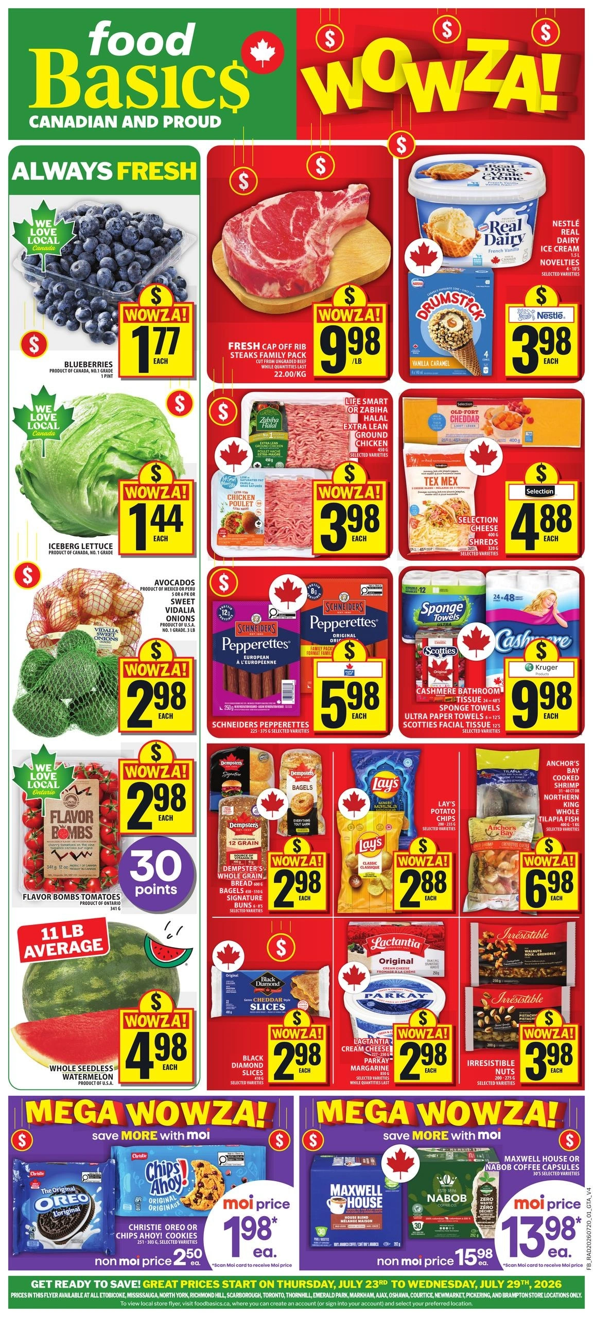 Food Basics flyer page 1