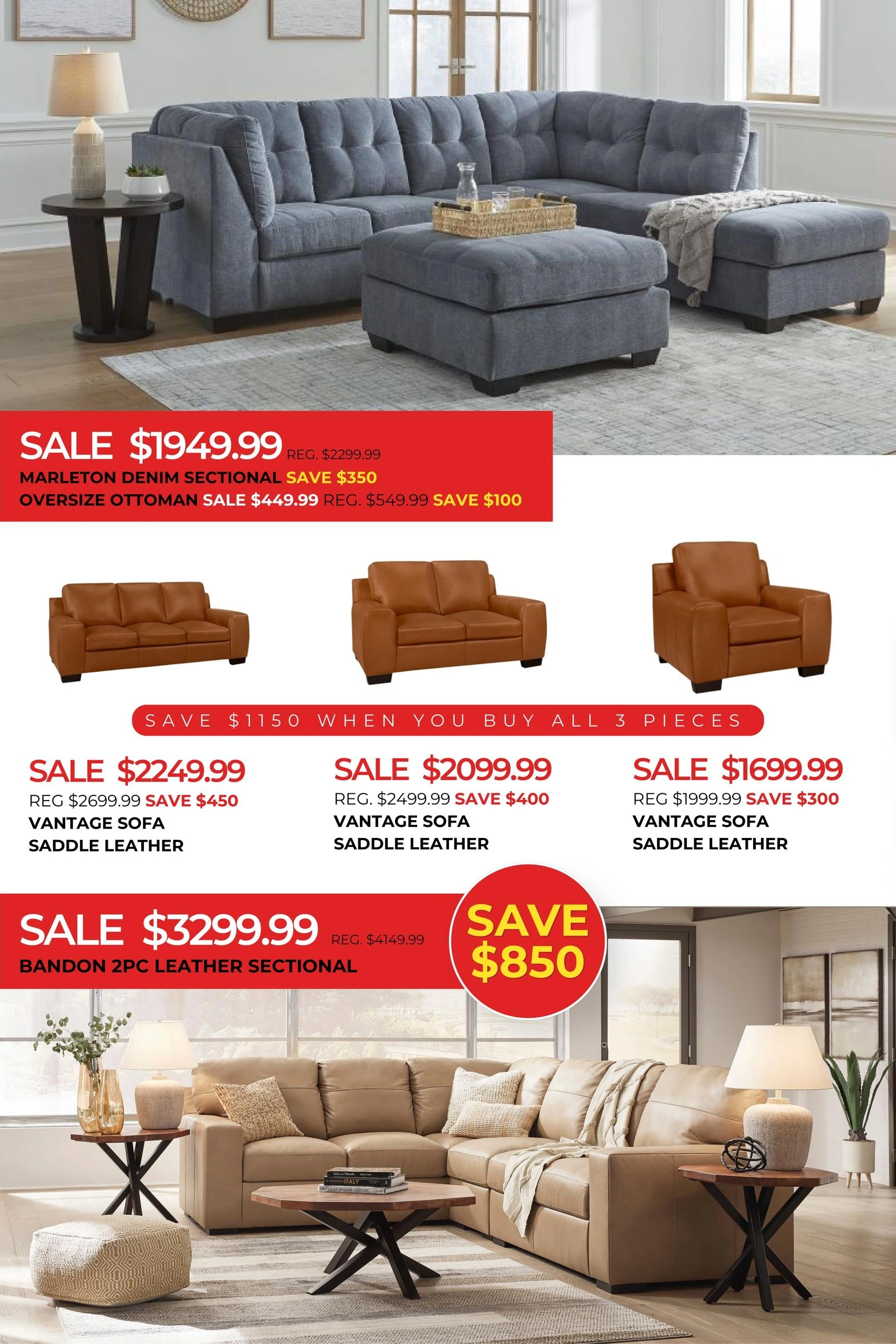 Cohen's Home Furnishings flyer page 3