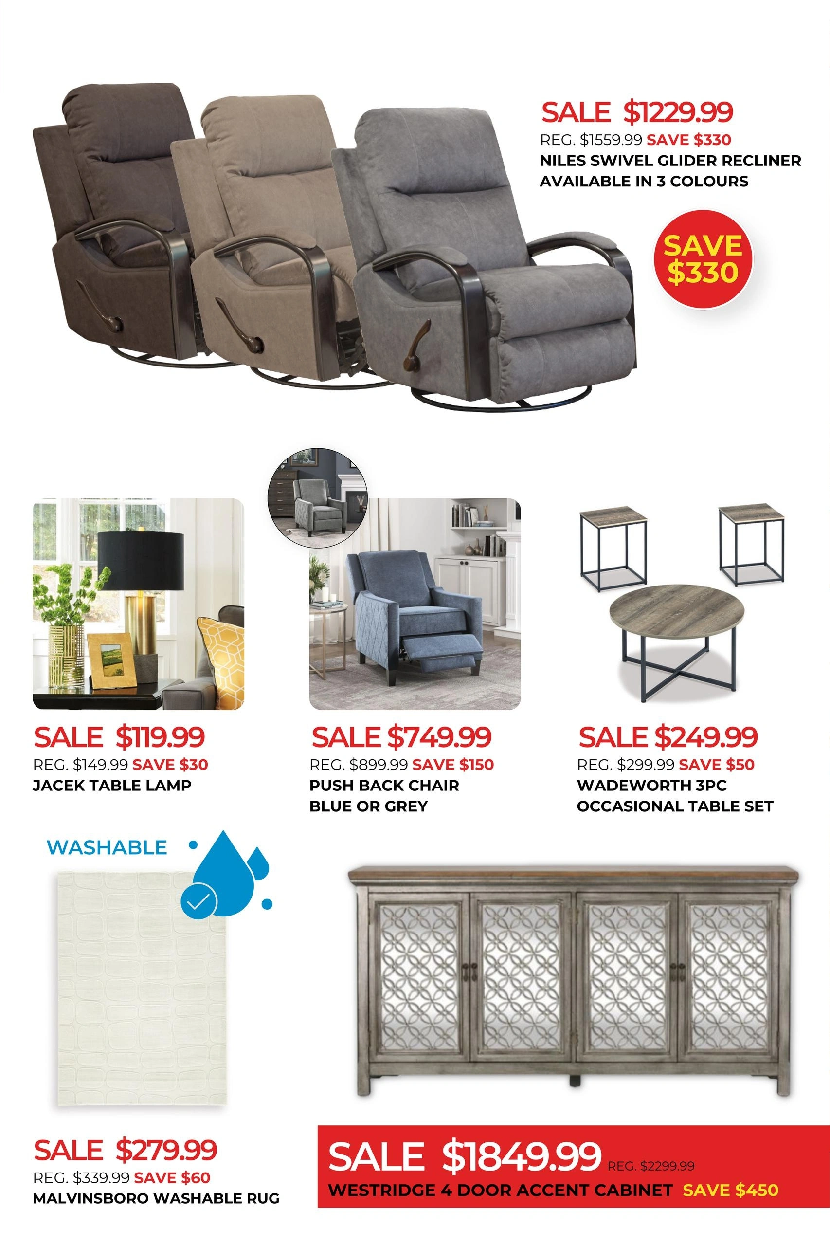 Cohen's Home Furnishings flyer page 5