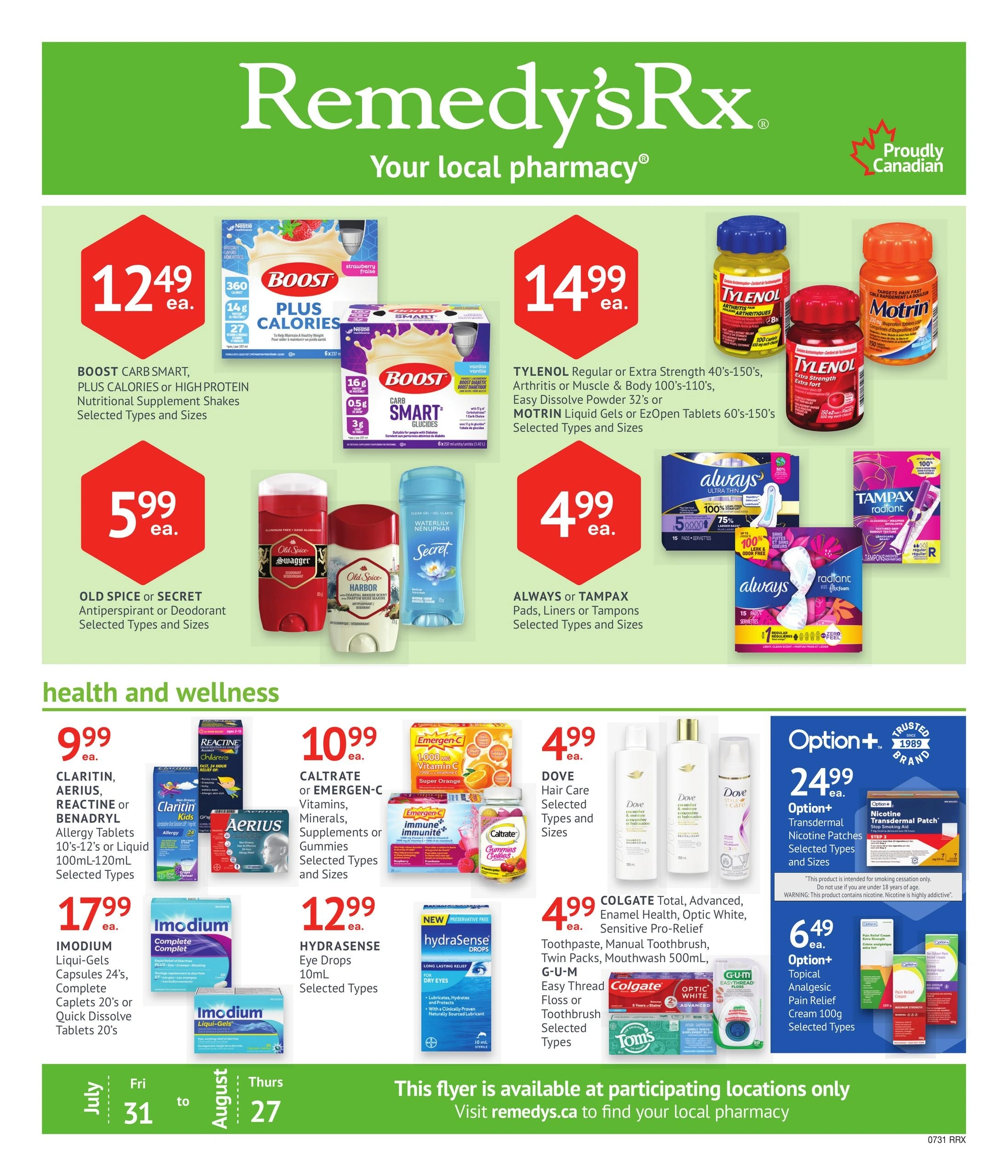 Remedy'sRx flyer page 1