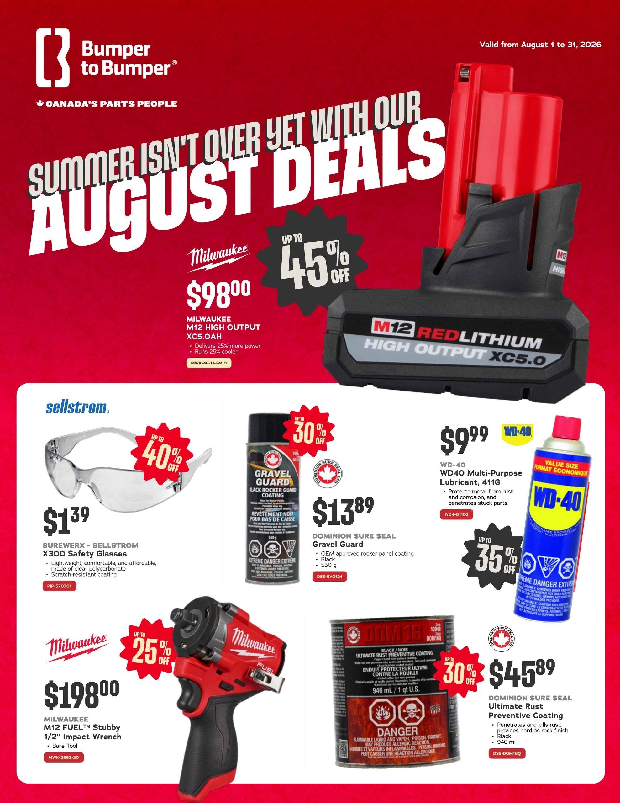 Bumper to Bumper flyer page 1