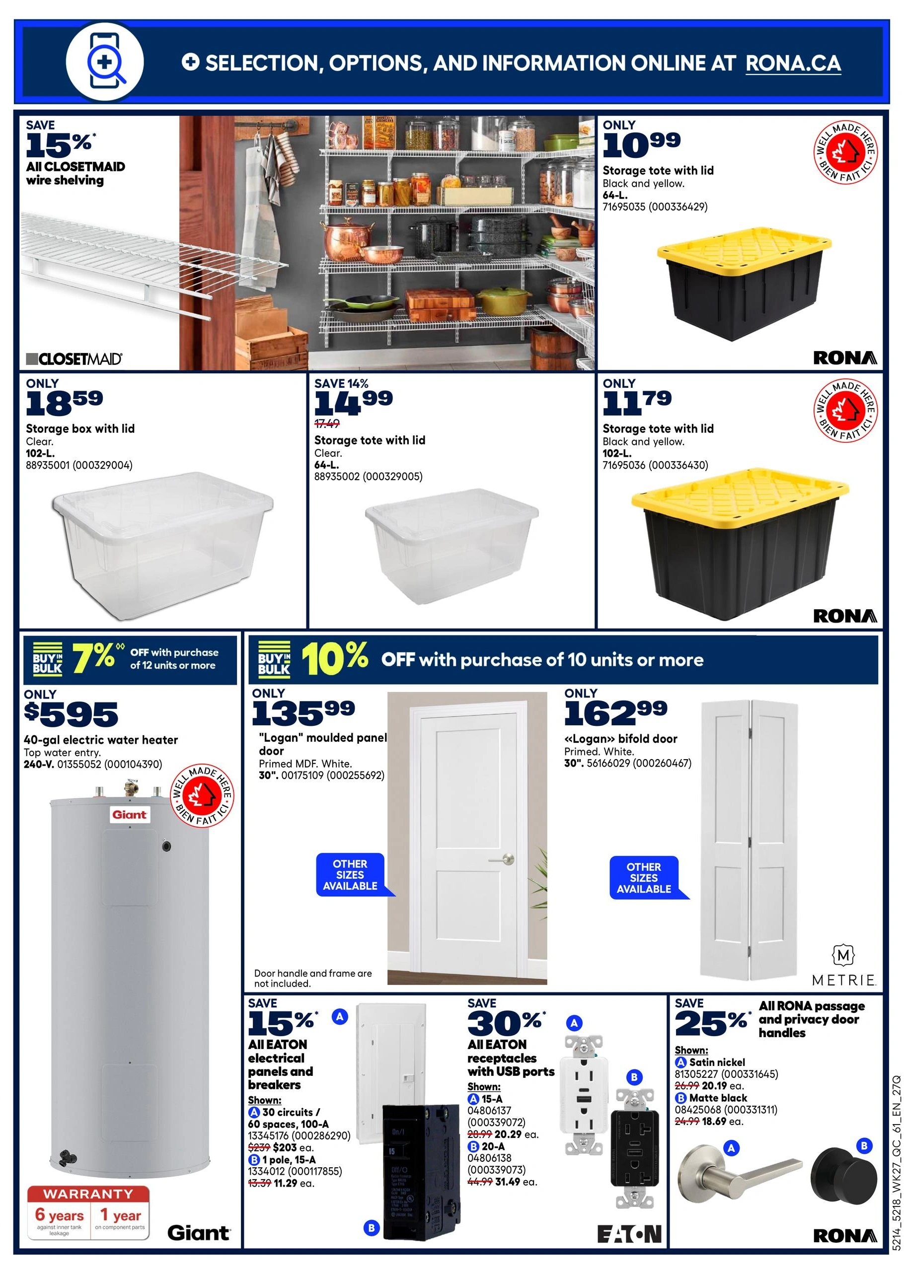 RONA & RONA + flyer page 14